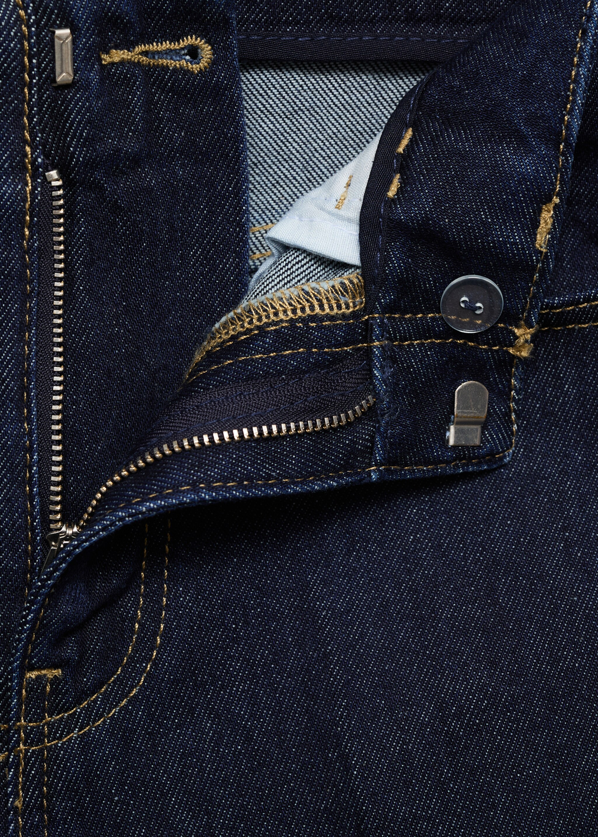 Mid-rise denim bermuda shorts - Details of the article 8