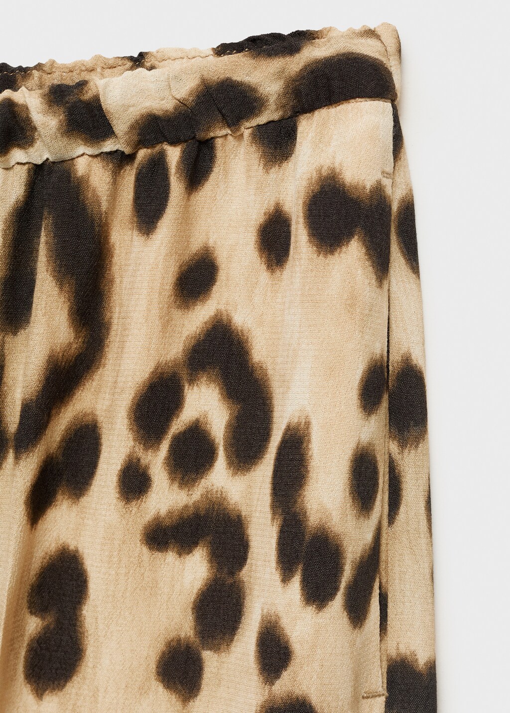 ♡A♡　ページ Leopard straight pants - Women | MANGO USA