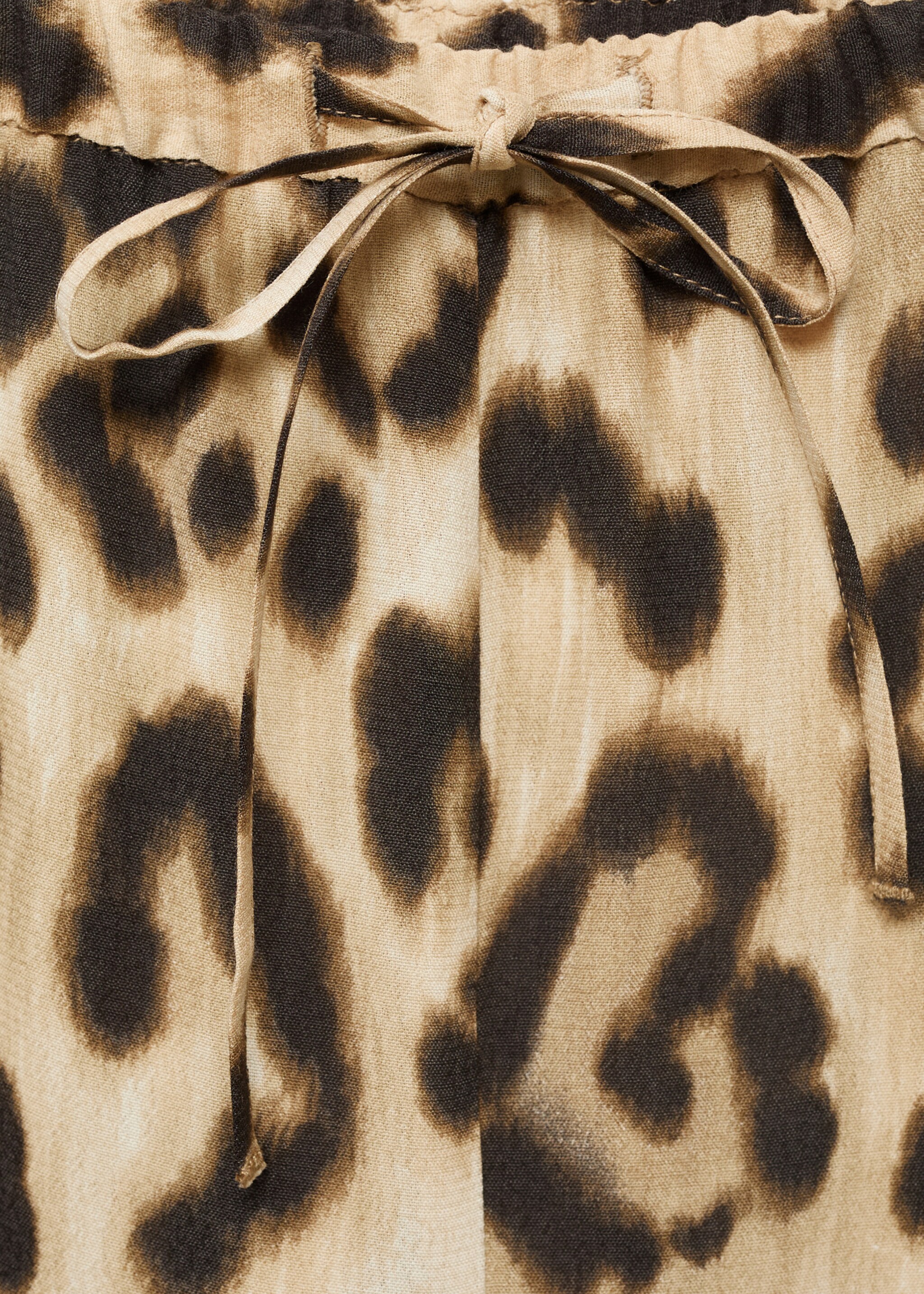 Fluid animal- print pants - Details of the article 8