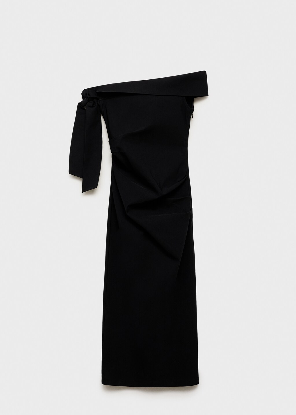 Strapless dress with bow detail - image 5
