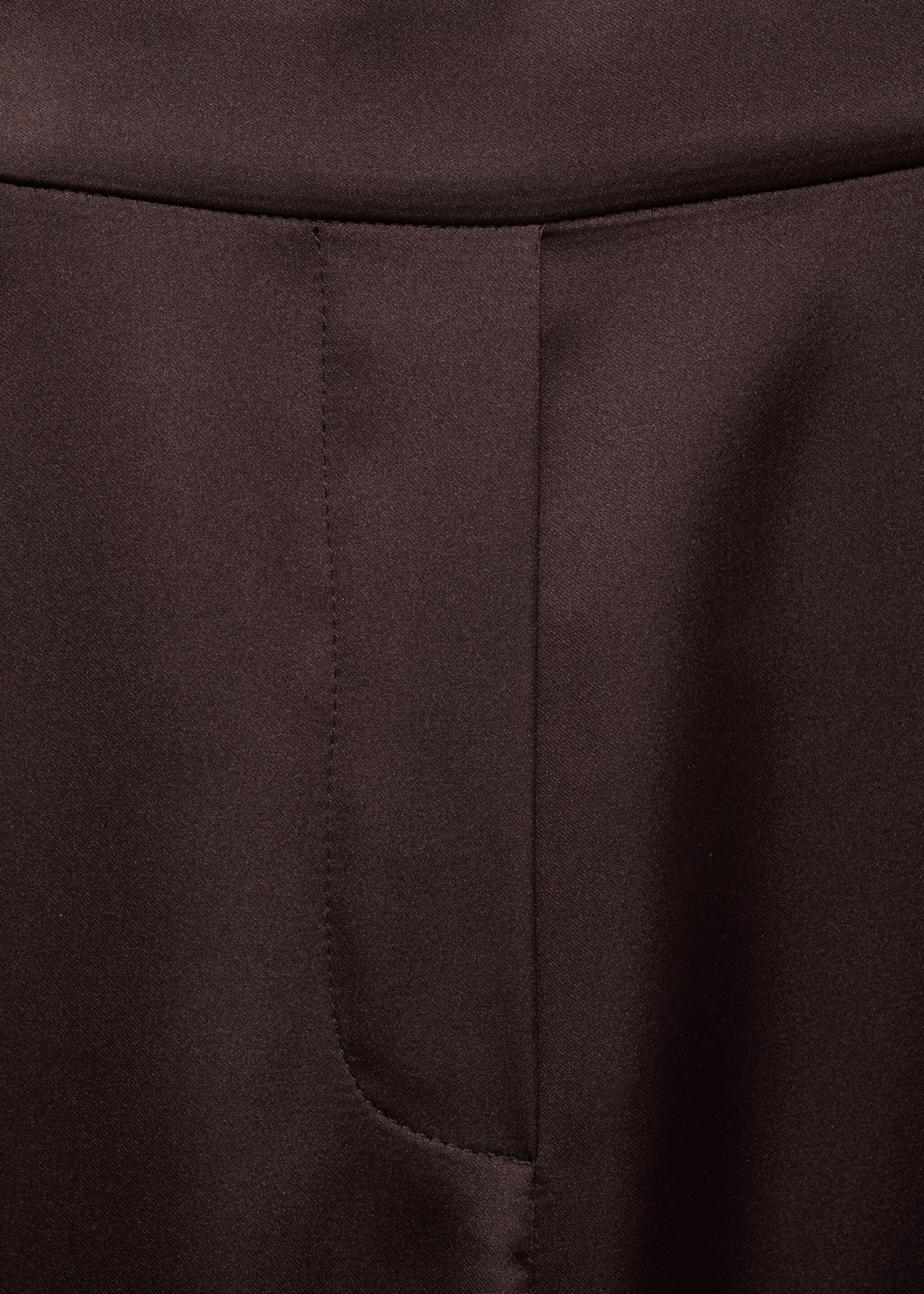 Contrast stripe straight trousers - Details of the article 8