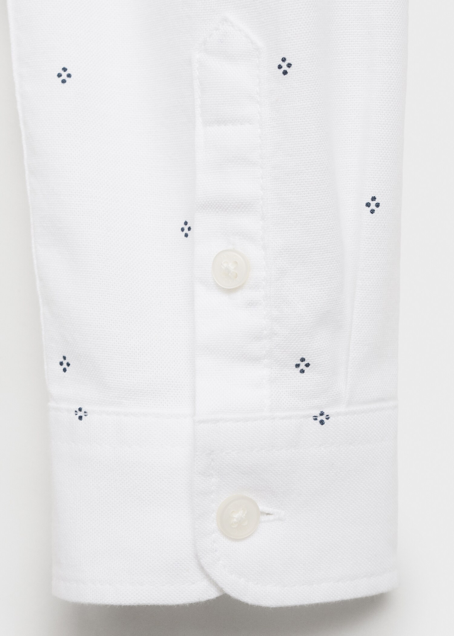 Camisa Oxford estampada - Pormenor do artigo 0