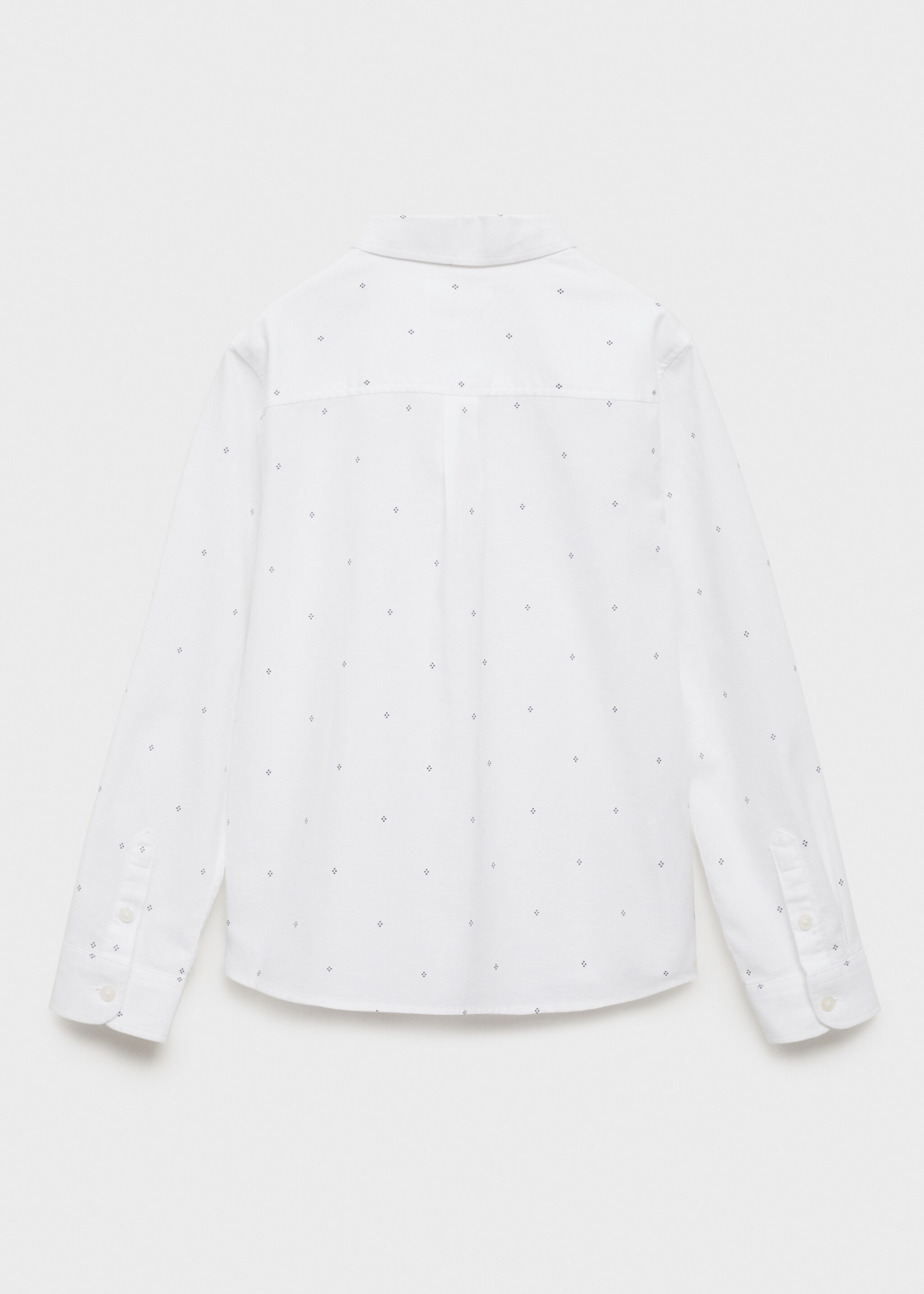 Camisa Oxford estampada - Verso do artigo