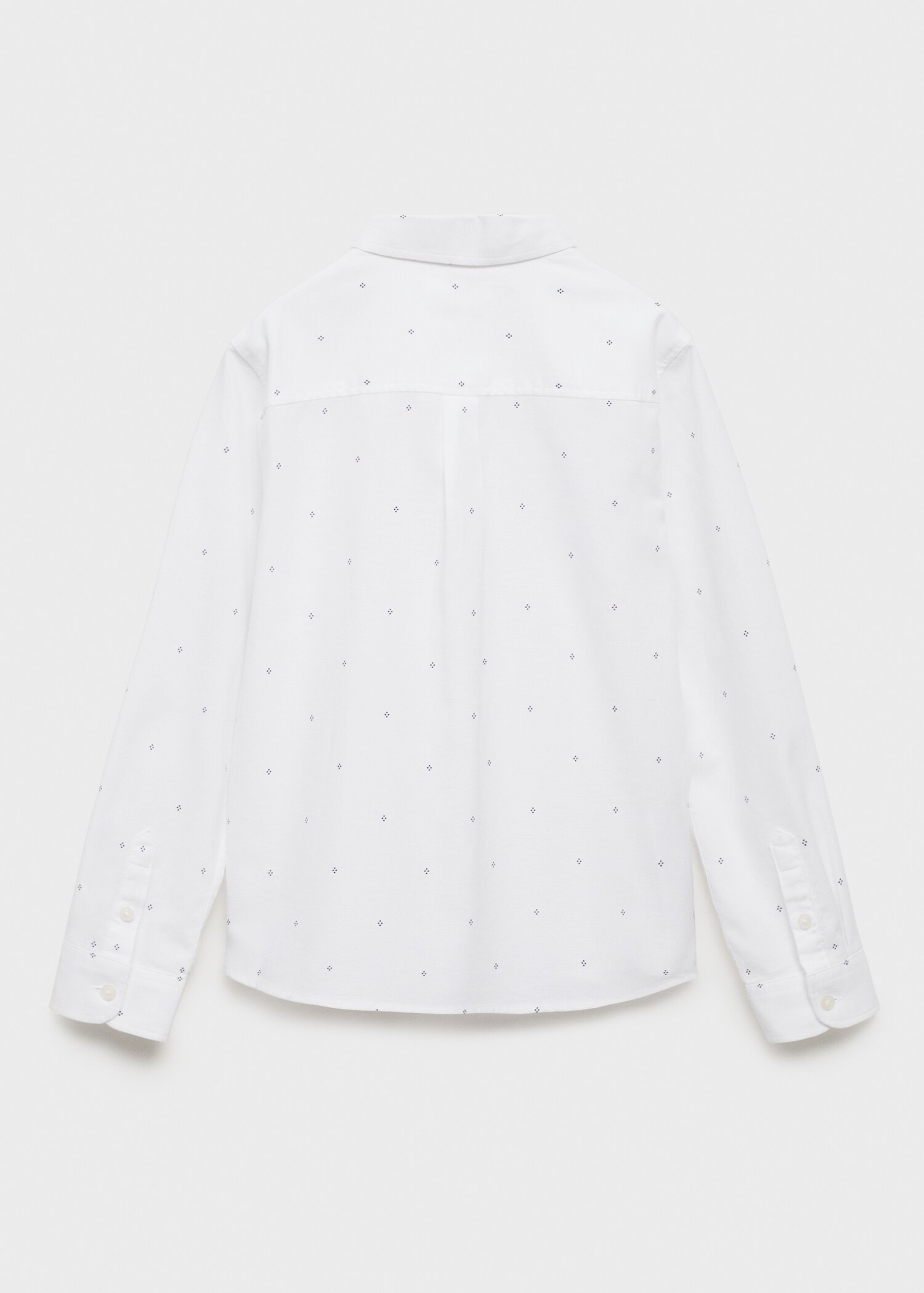 Camisa Oxford estampada - Verso do artigo