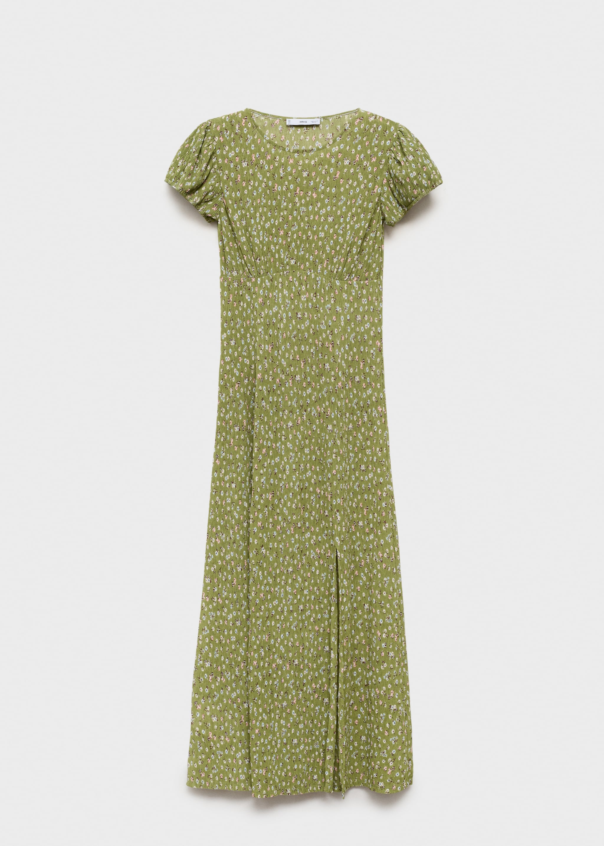 Long floral dress with opening - Article without model