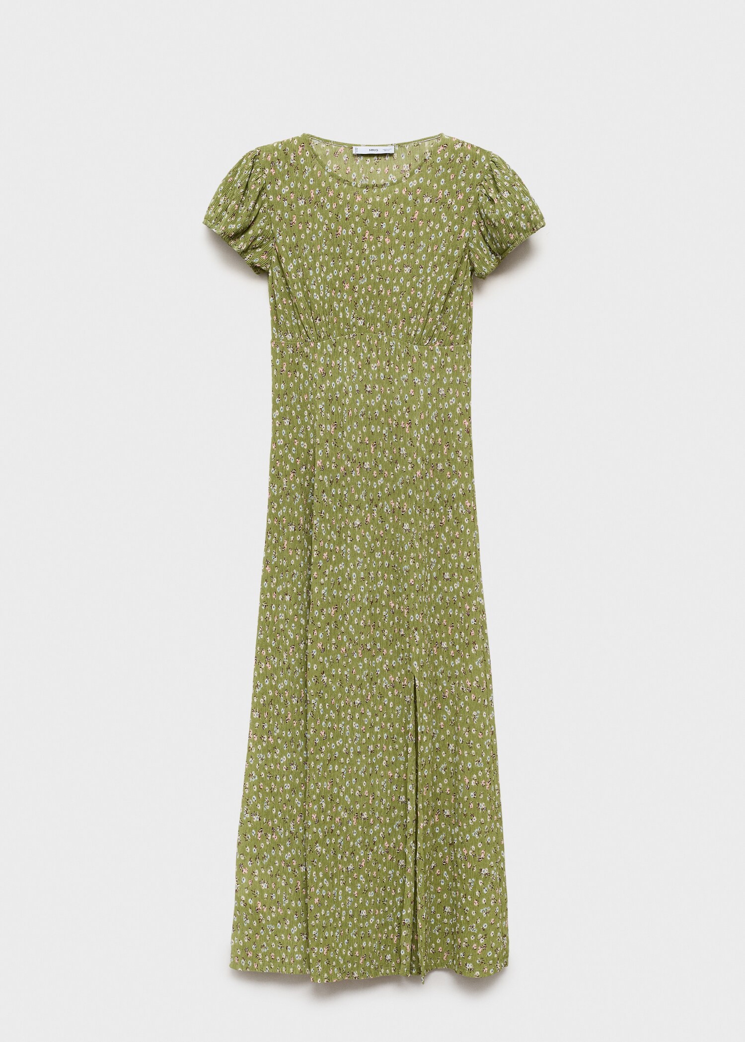 Long floral dress with opening - Article without model