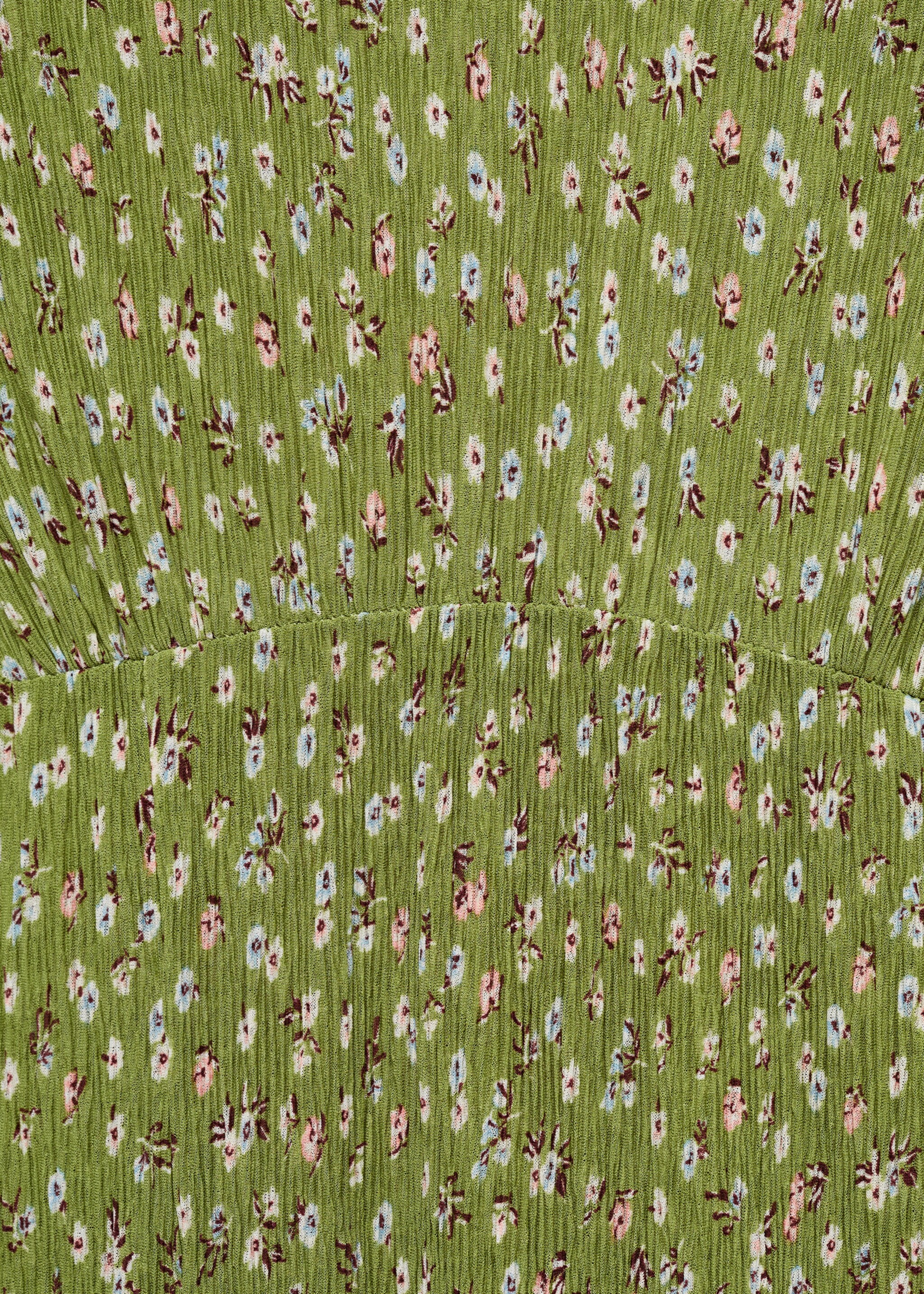 Floral-print maternity dress - Details of the article 8, Green. Ref: 17073796-00.