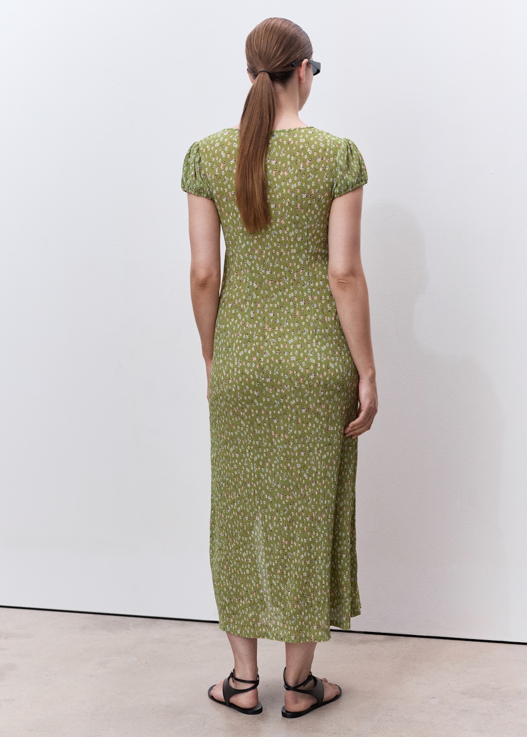 Mango Floral-print maternity dress