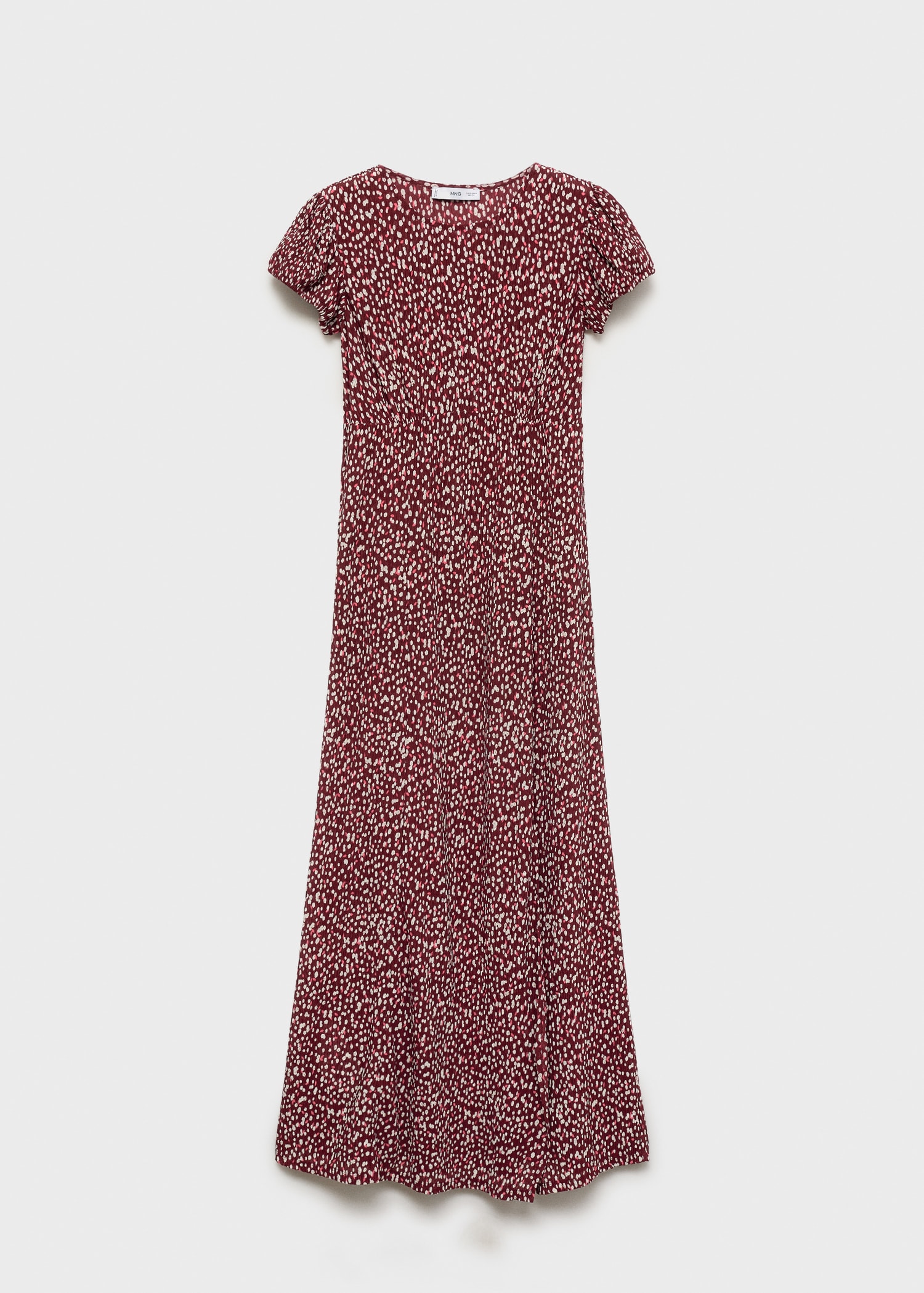 Floral-print maternity dress