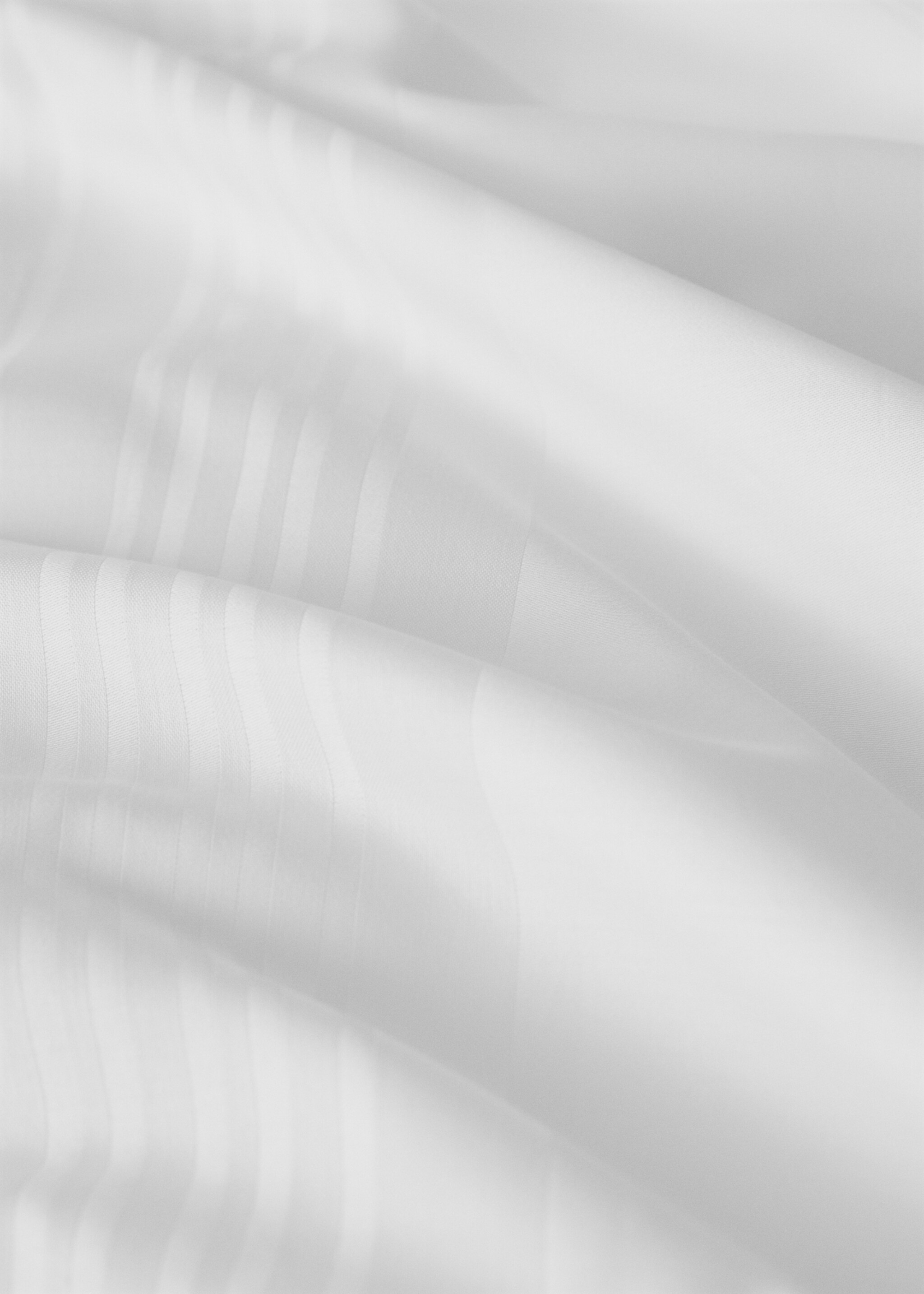 Cotton sateen 300 thread count striped duvet cover for 150/160 cm bed - Details of the article 2