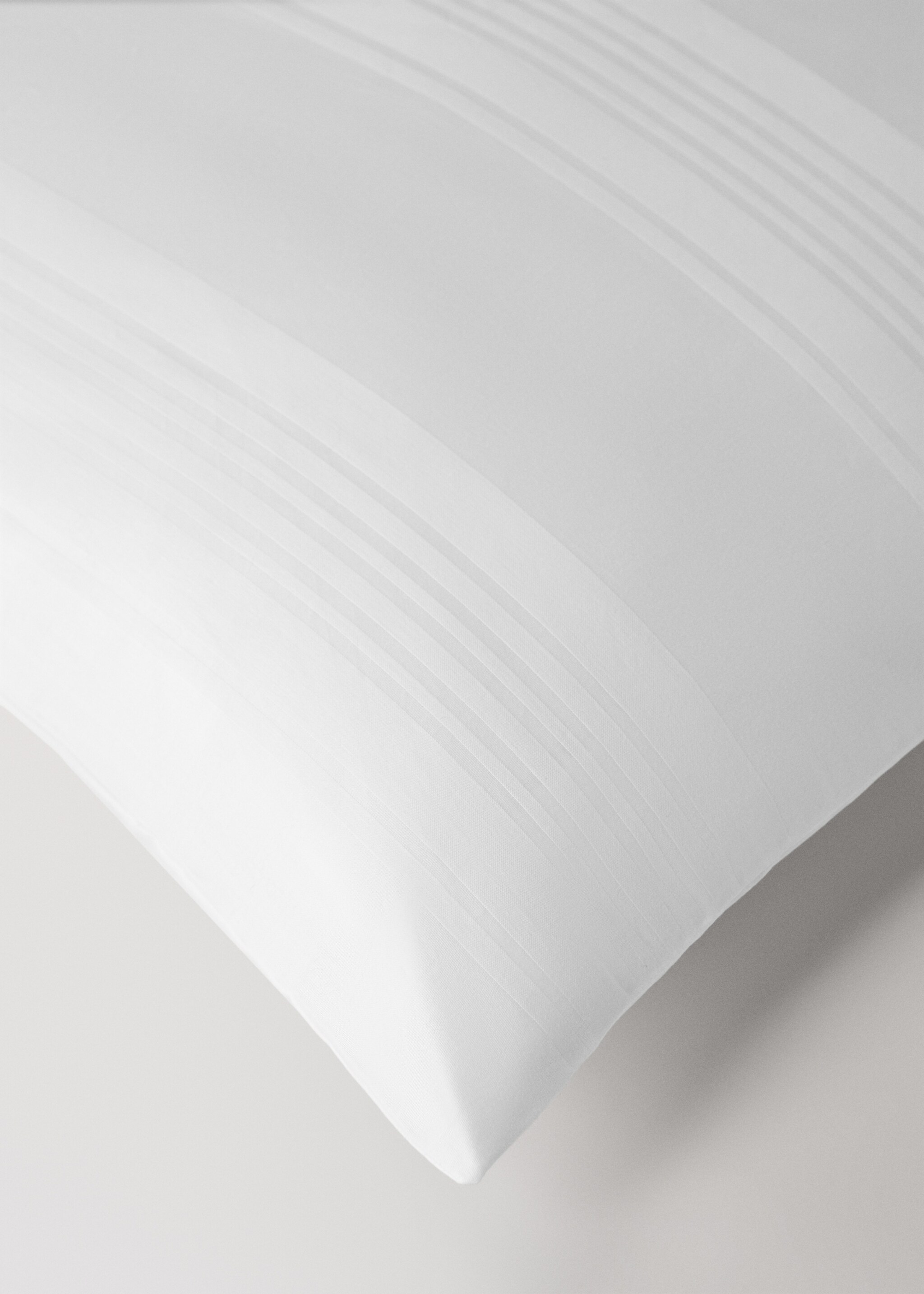 Cotton sateen 300 thread count striped duvet cover for 150/160 cm bed - Details of the article 3