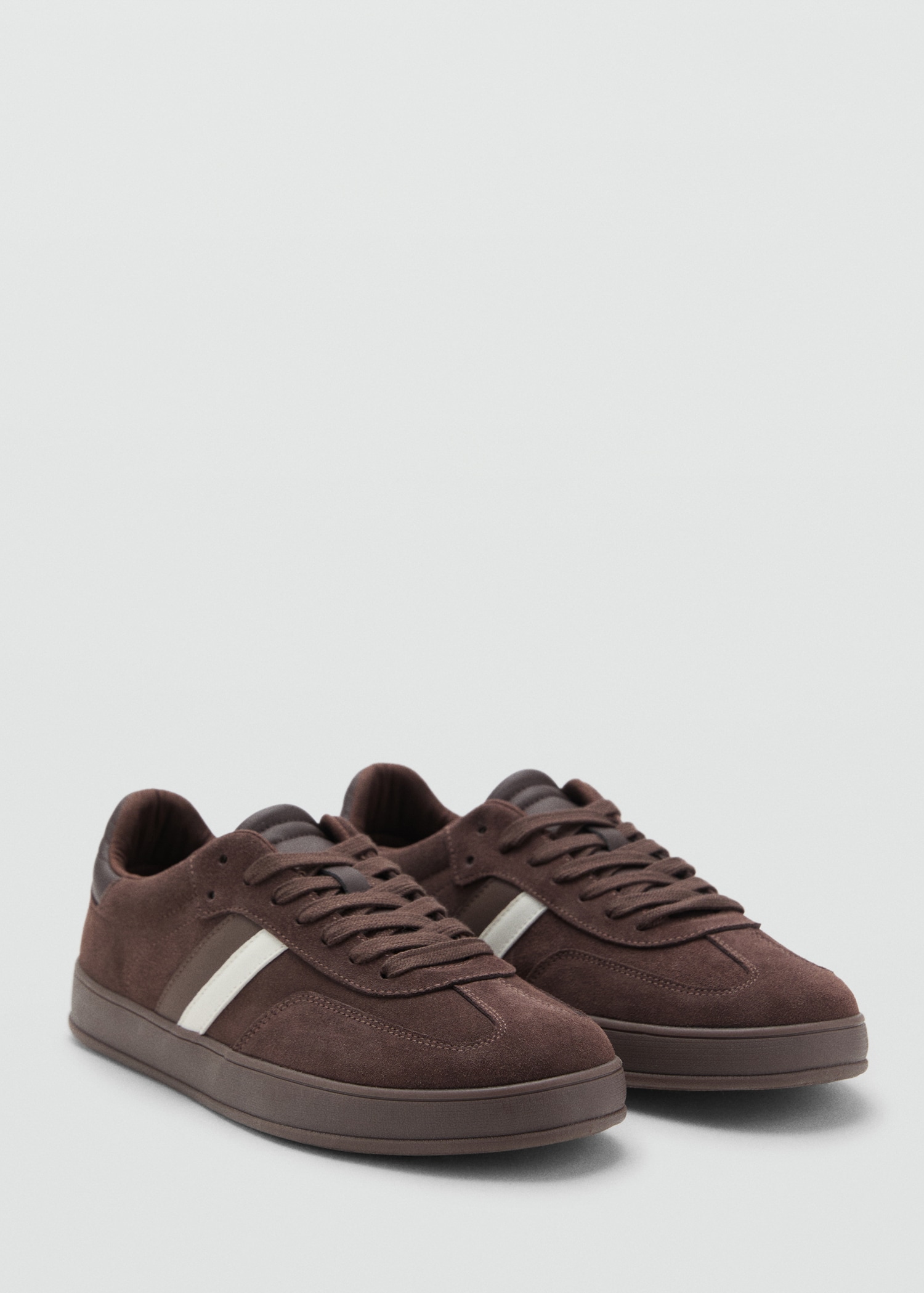 Combined suede leather trainers Teen MANGO Philippines