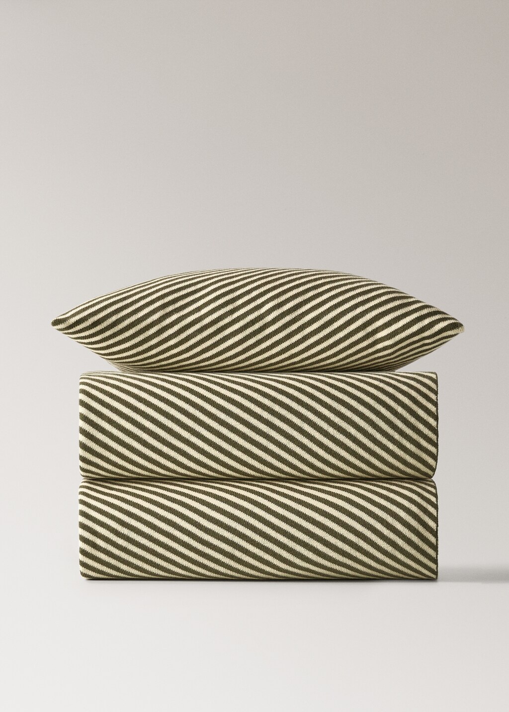 Children’s checked striped cushion cover 40x40 cm