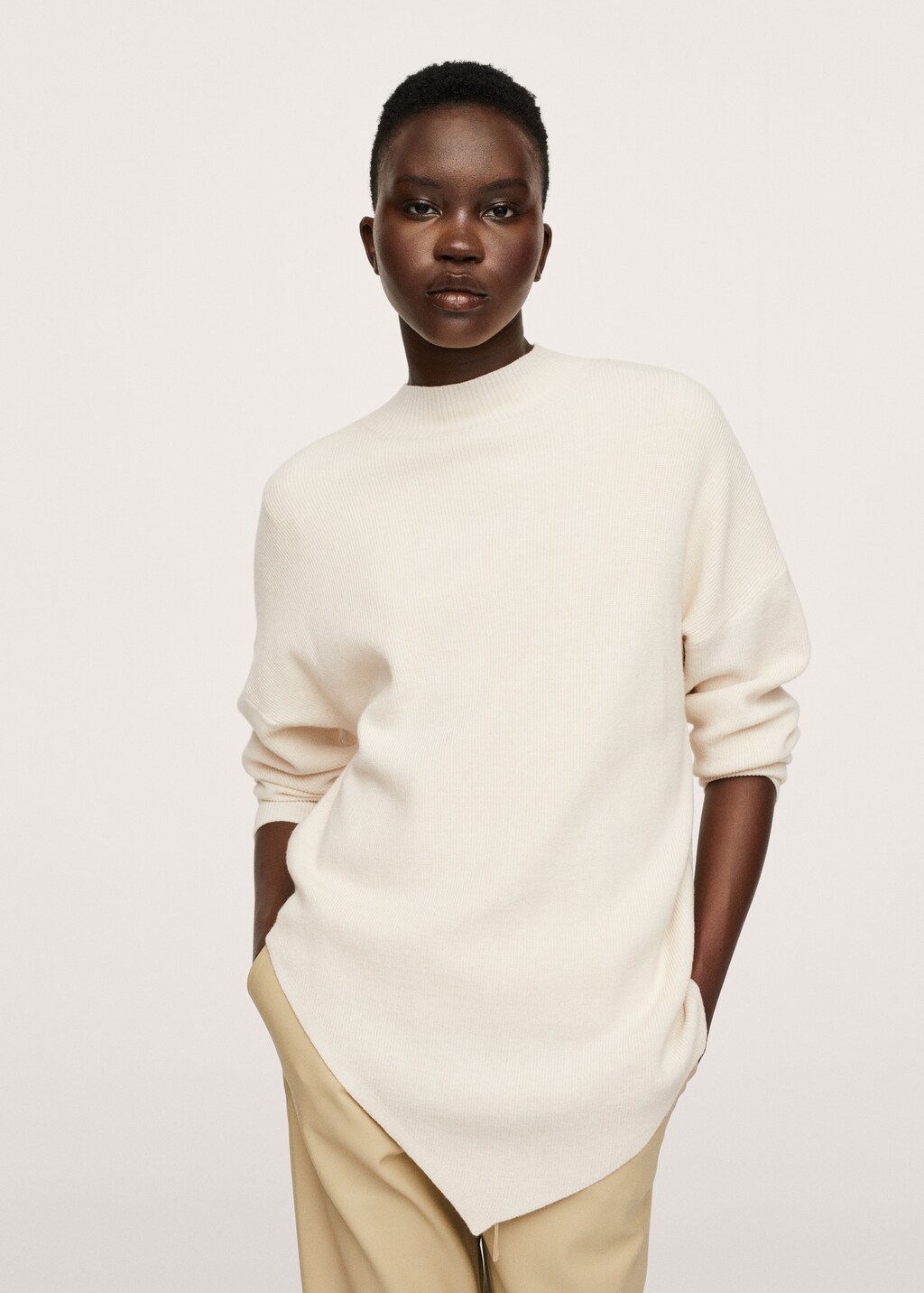 Pull asymétrique femme hotsell