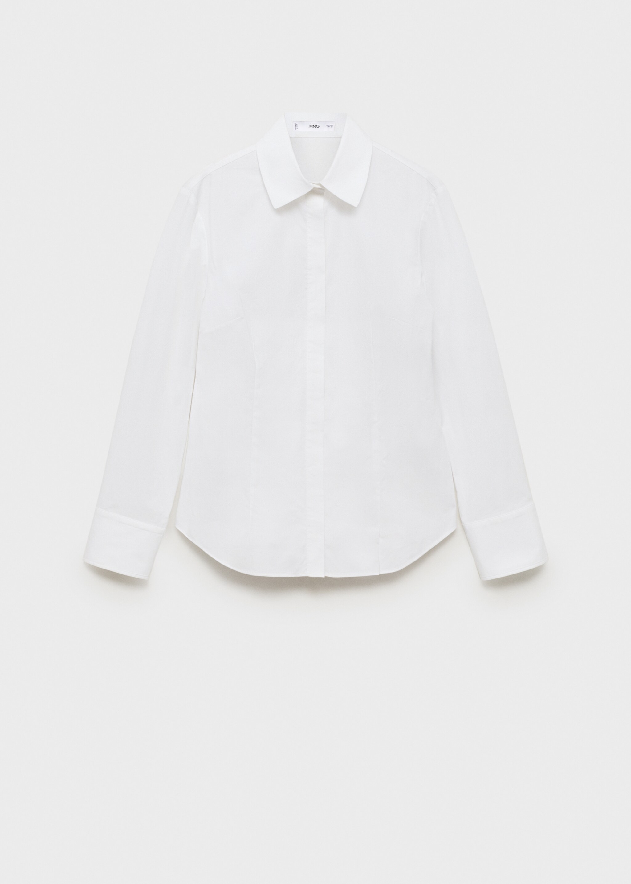 Camicia popeline avvitata - Articolo senza modello, Bianco. Ref: 17074070-00.