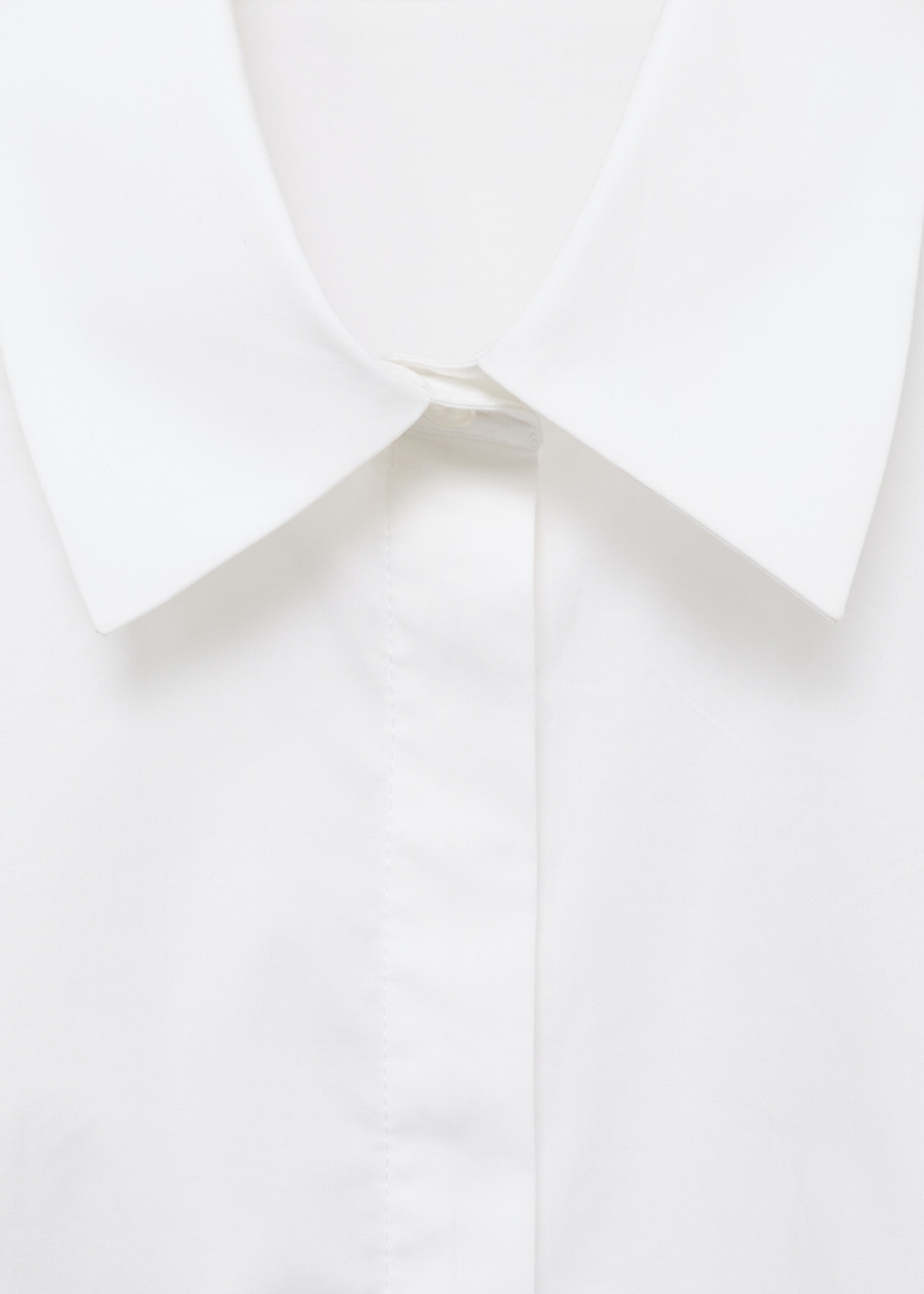 Camicia popeline avvitata - Dettaglio dell'articolo 8, Bianco. Ref: 17074070-00.