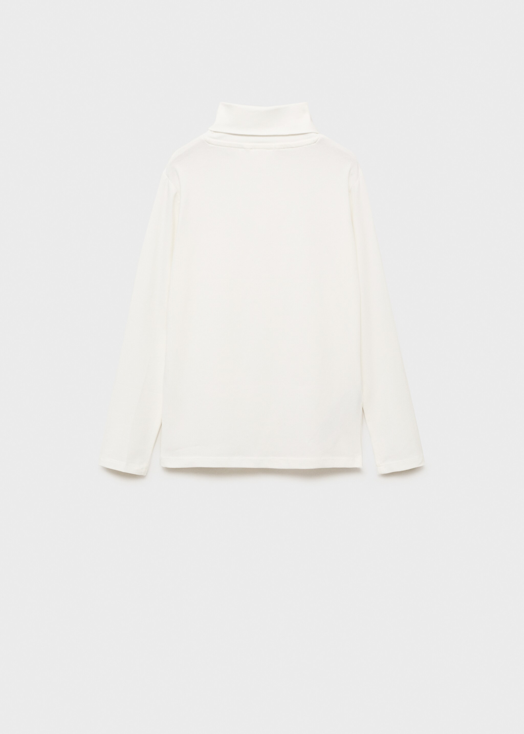 Turtleneck long-sleeved t-shirt - Reverse of the article
