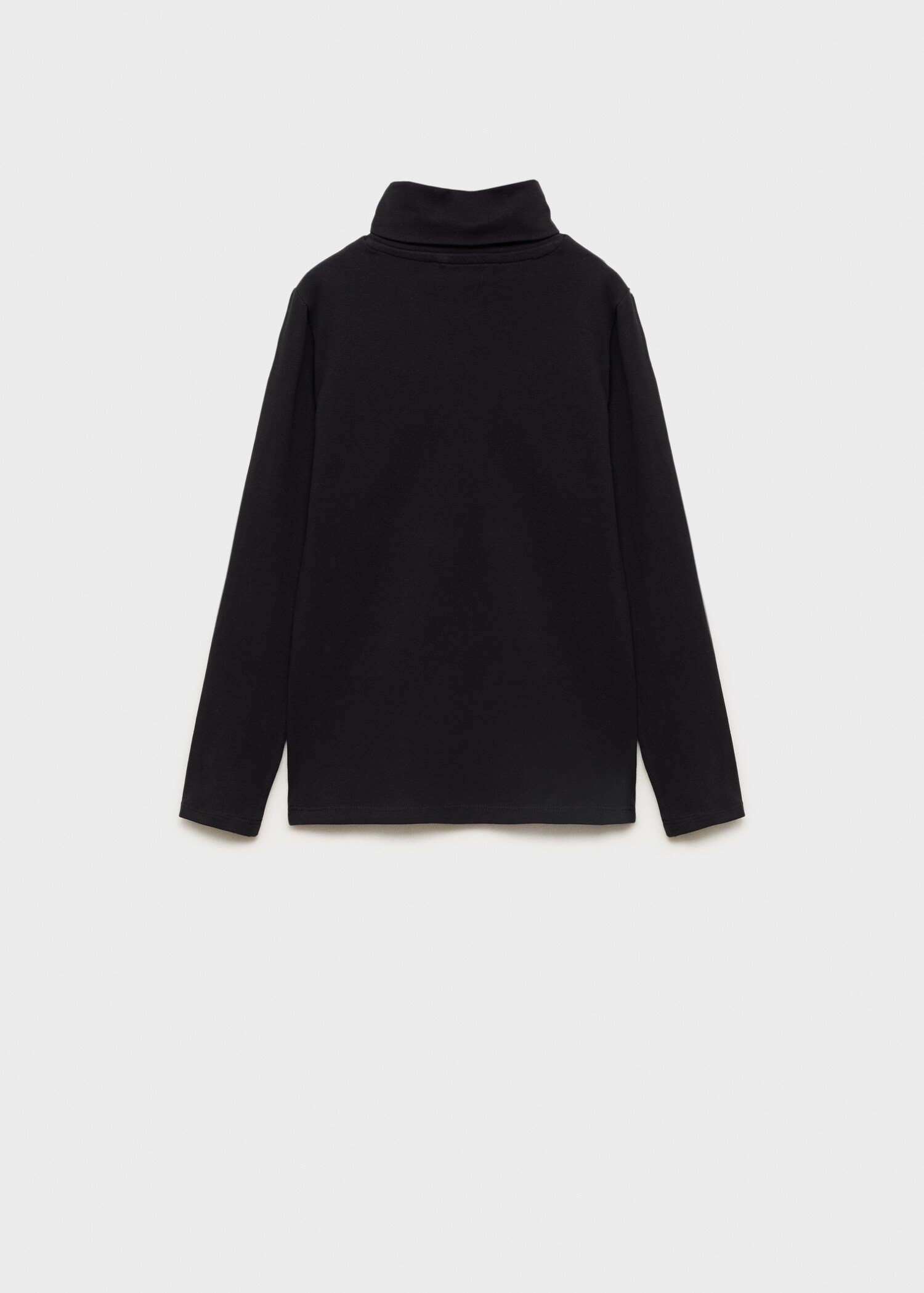 Turtleneck long-sleeved t-shirt - Reverse of the article