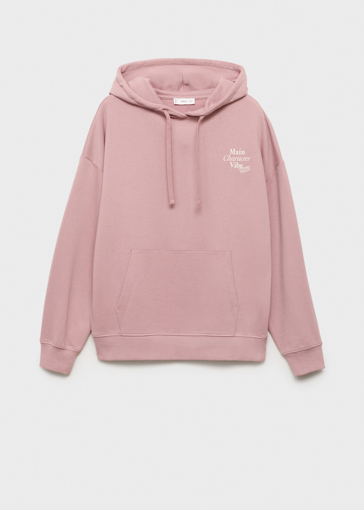 Sudadera estampada capucha - Artículo sin modelo