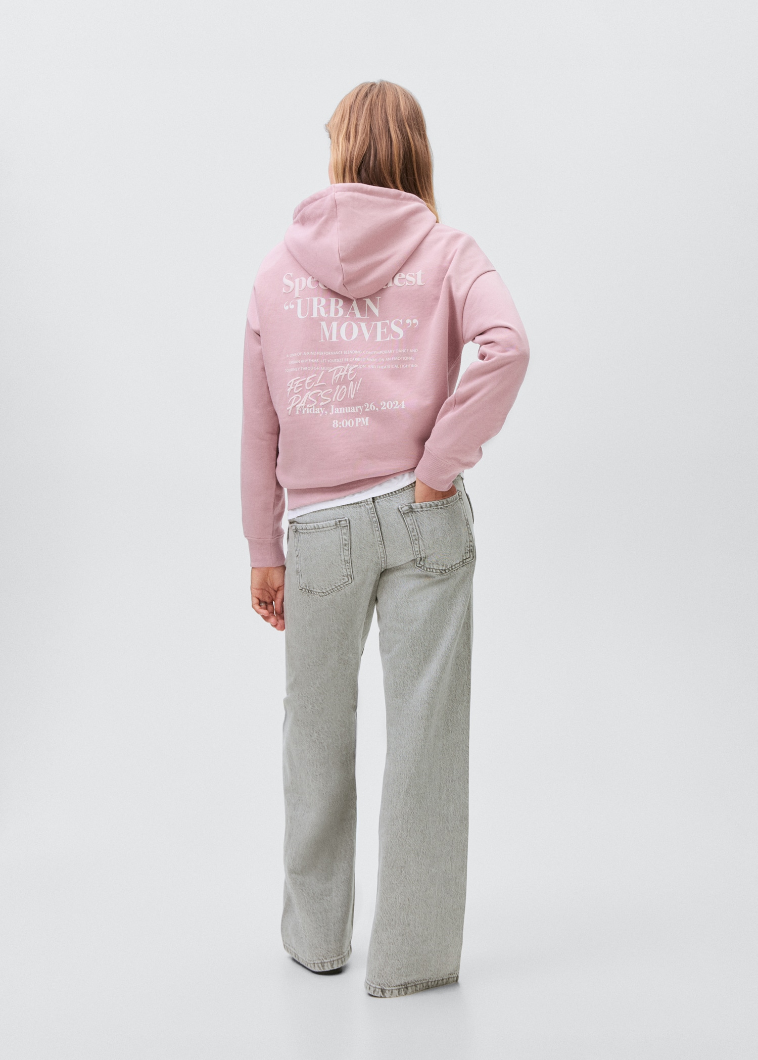 Printed hoodie MANGO Netherlands