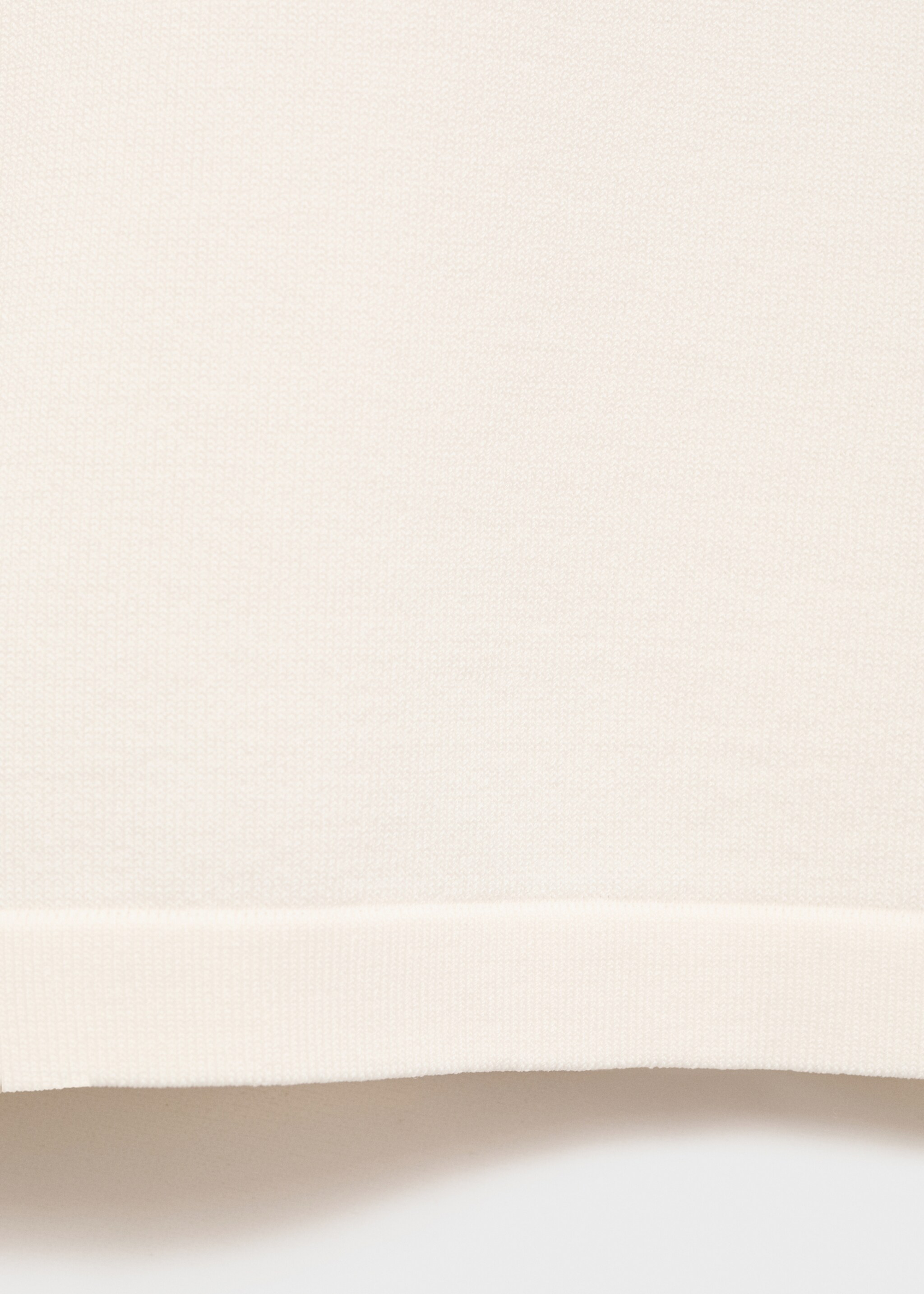 Pantalón crop punto - Detalle del artículo 0, Crudo. Ref: 17074076-00.