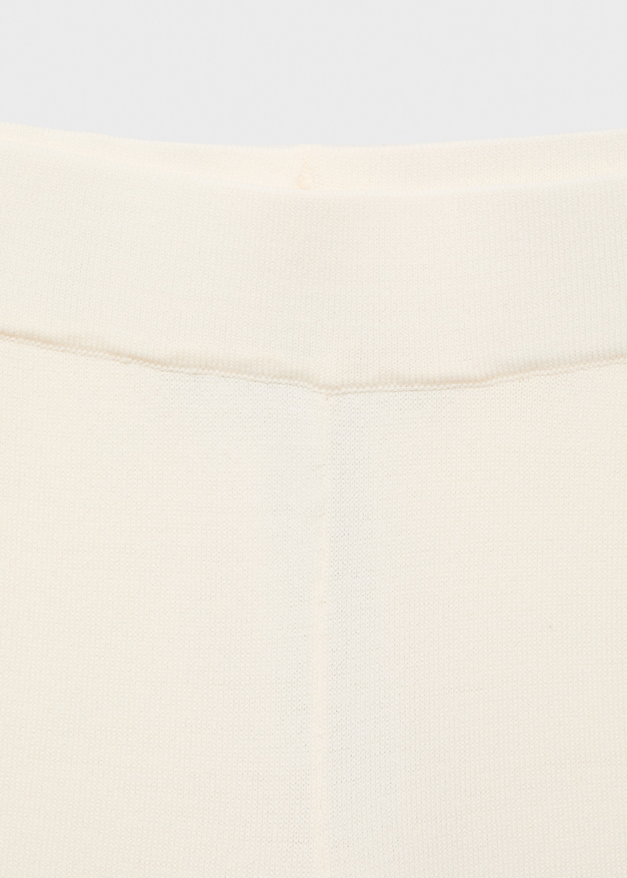 Pantalón crop punto - Detalle del artículo 8, Crudo. Ref: 17074076-00.