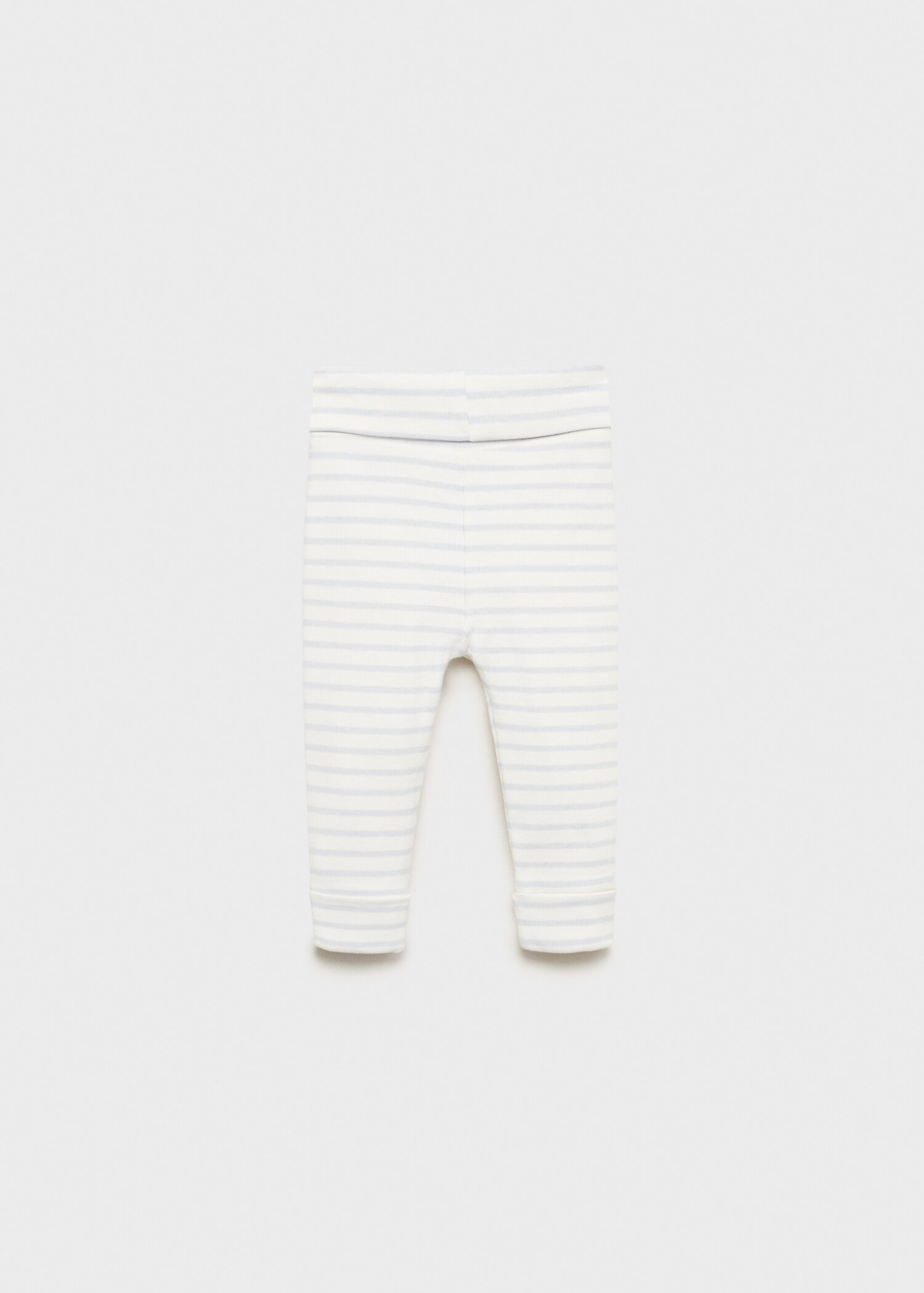 Gestreifte Baumwoll-Leggings - Rückseite des Artikels