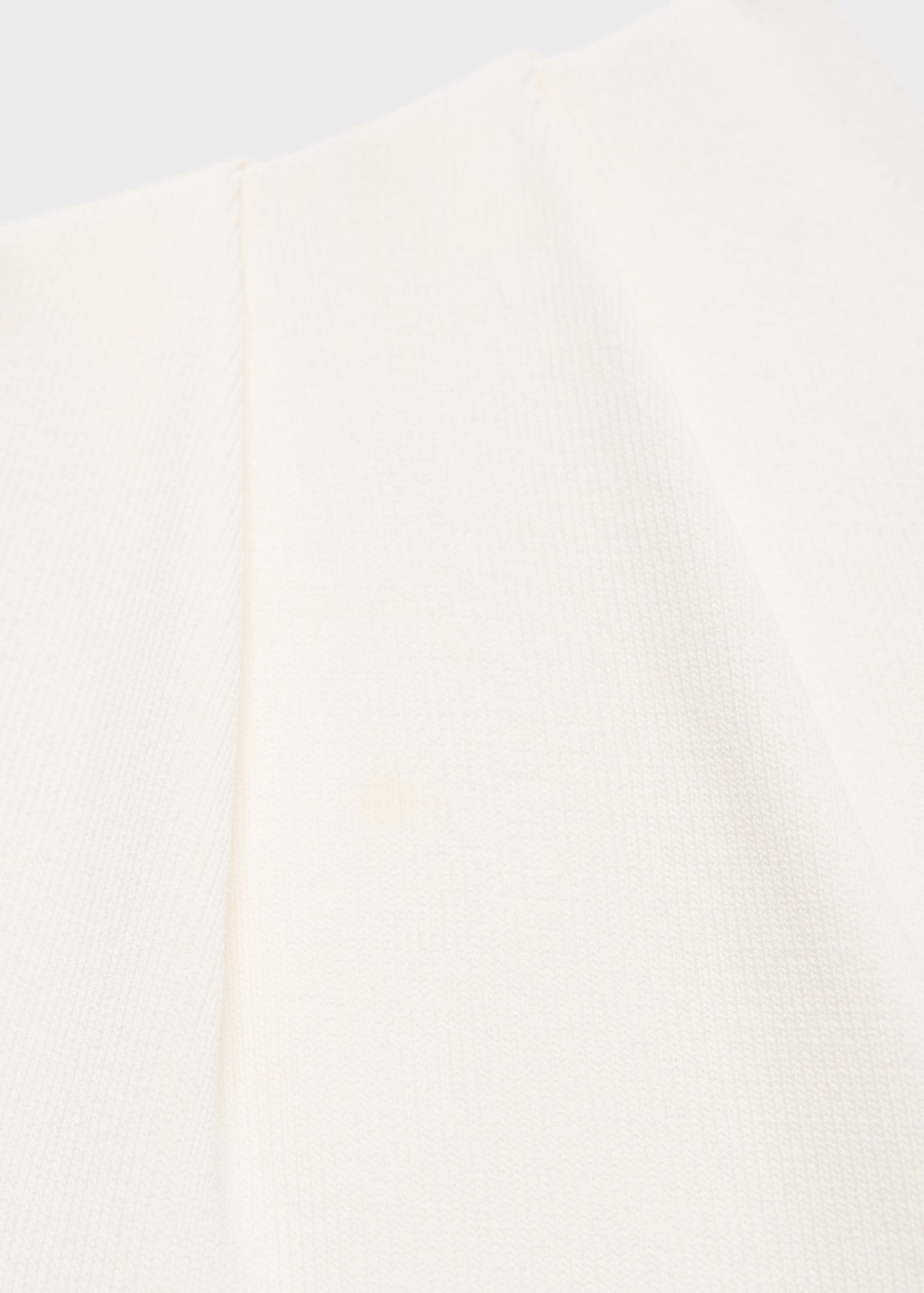 Mango Asymmetrical combined knitted dress
