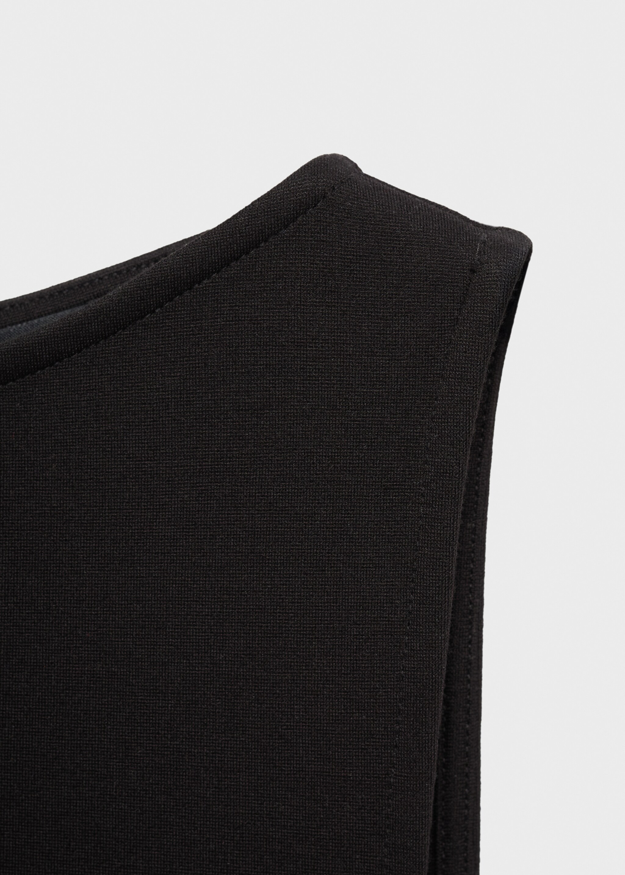 Long jumpsuit with belt and buckle - Details of the article 0, Black. Ref: 17074082-00.