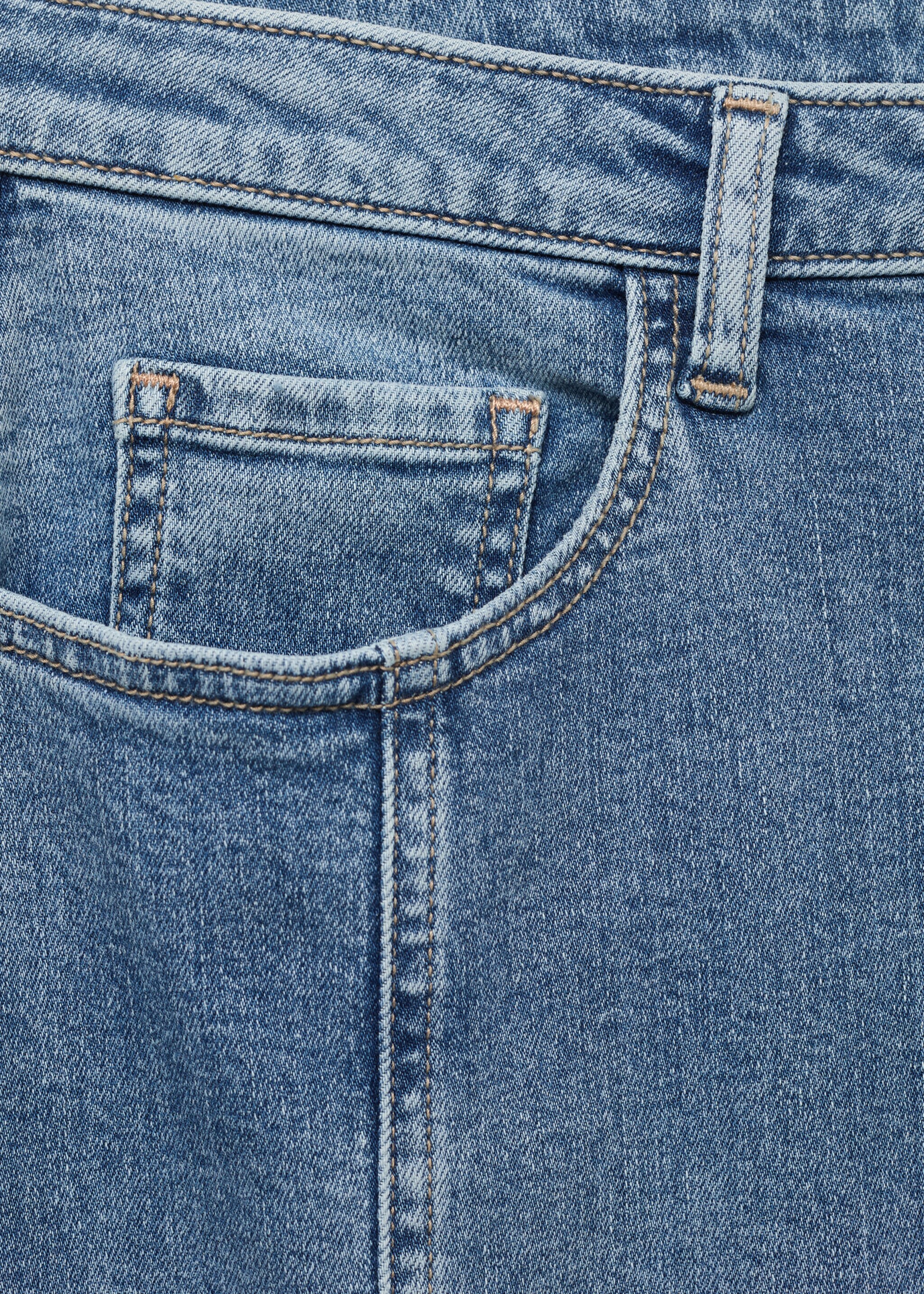 Jupe longue en denim coutures - Détail de l'article 0