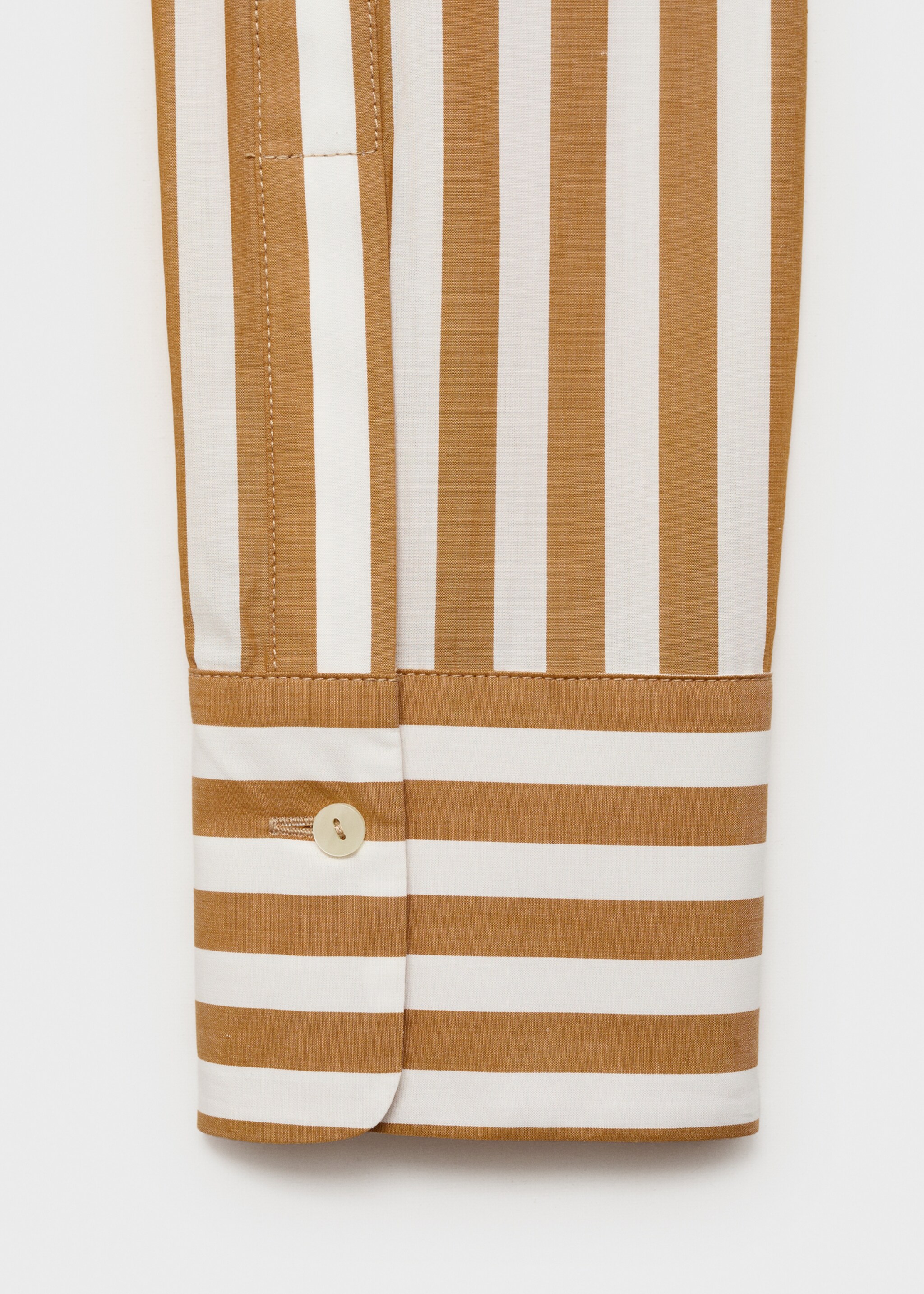 Oversize striped shirt - Details of the article 0, Off White. Ref: 17074084-00.
