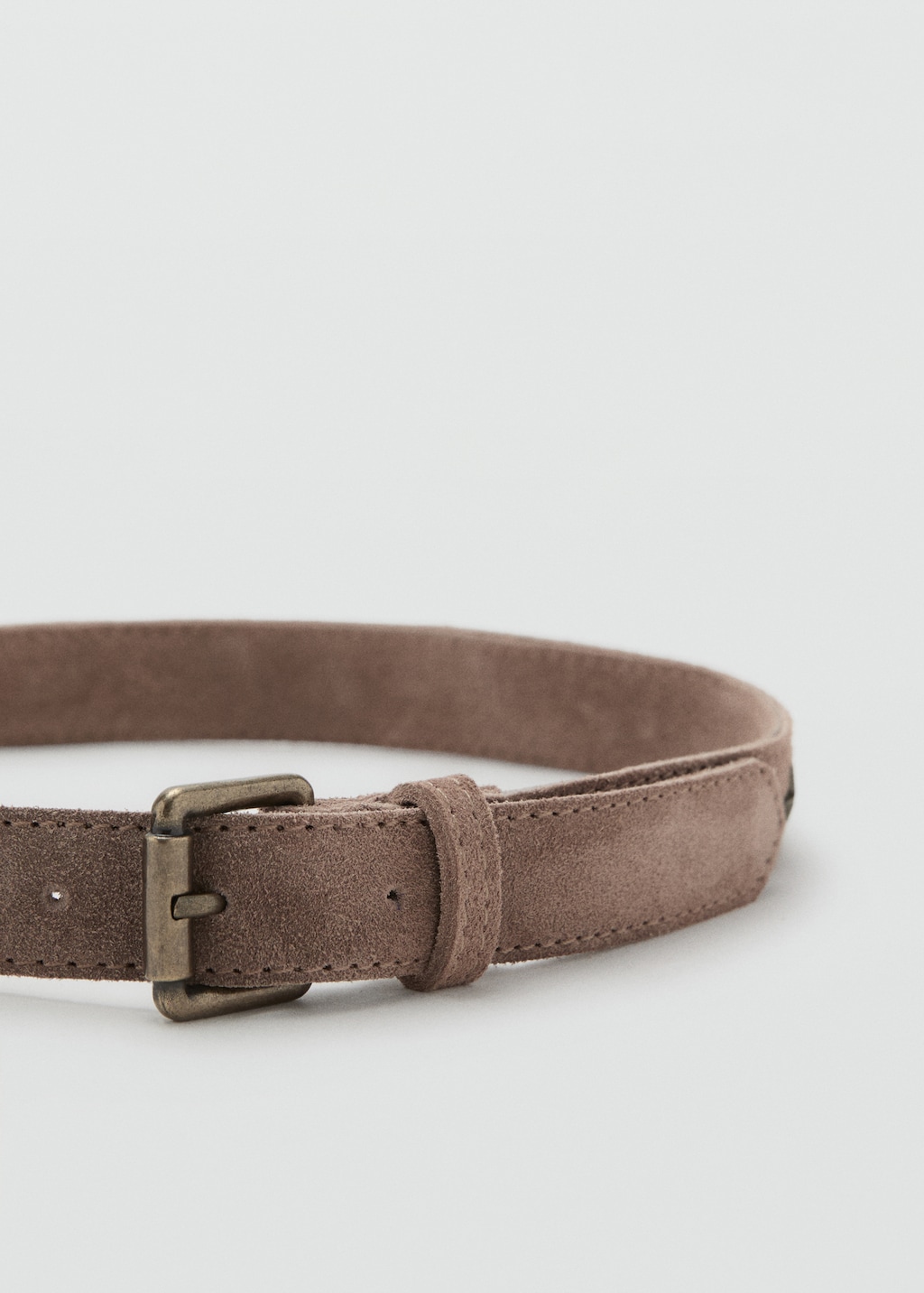 Stars leather belt