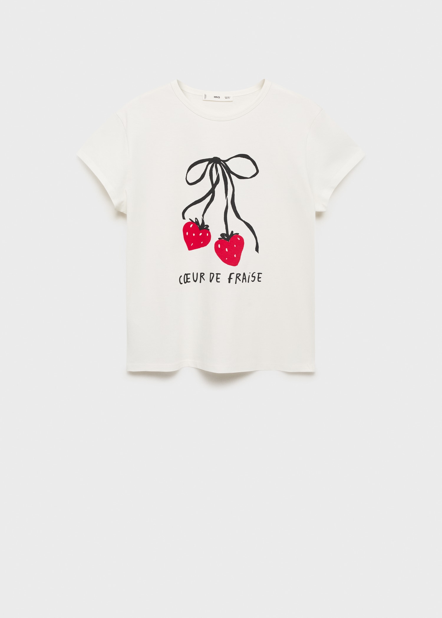 Printed cotton-blend t-shirt - Article without model