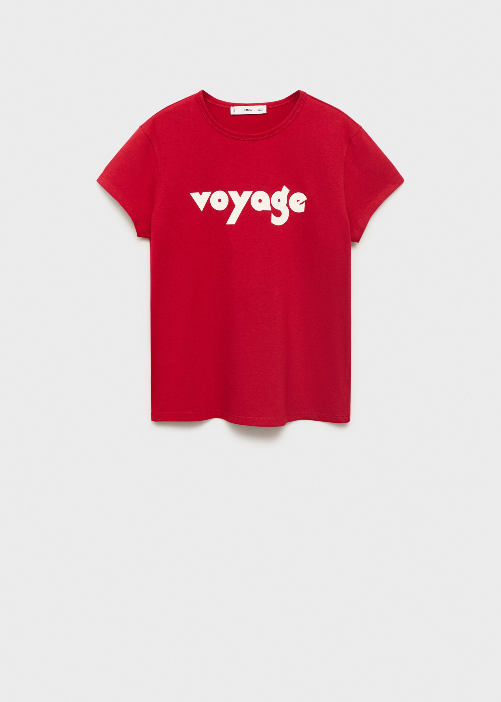 Printed cotton-blend t-shirt - Article without model