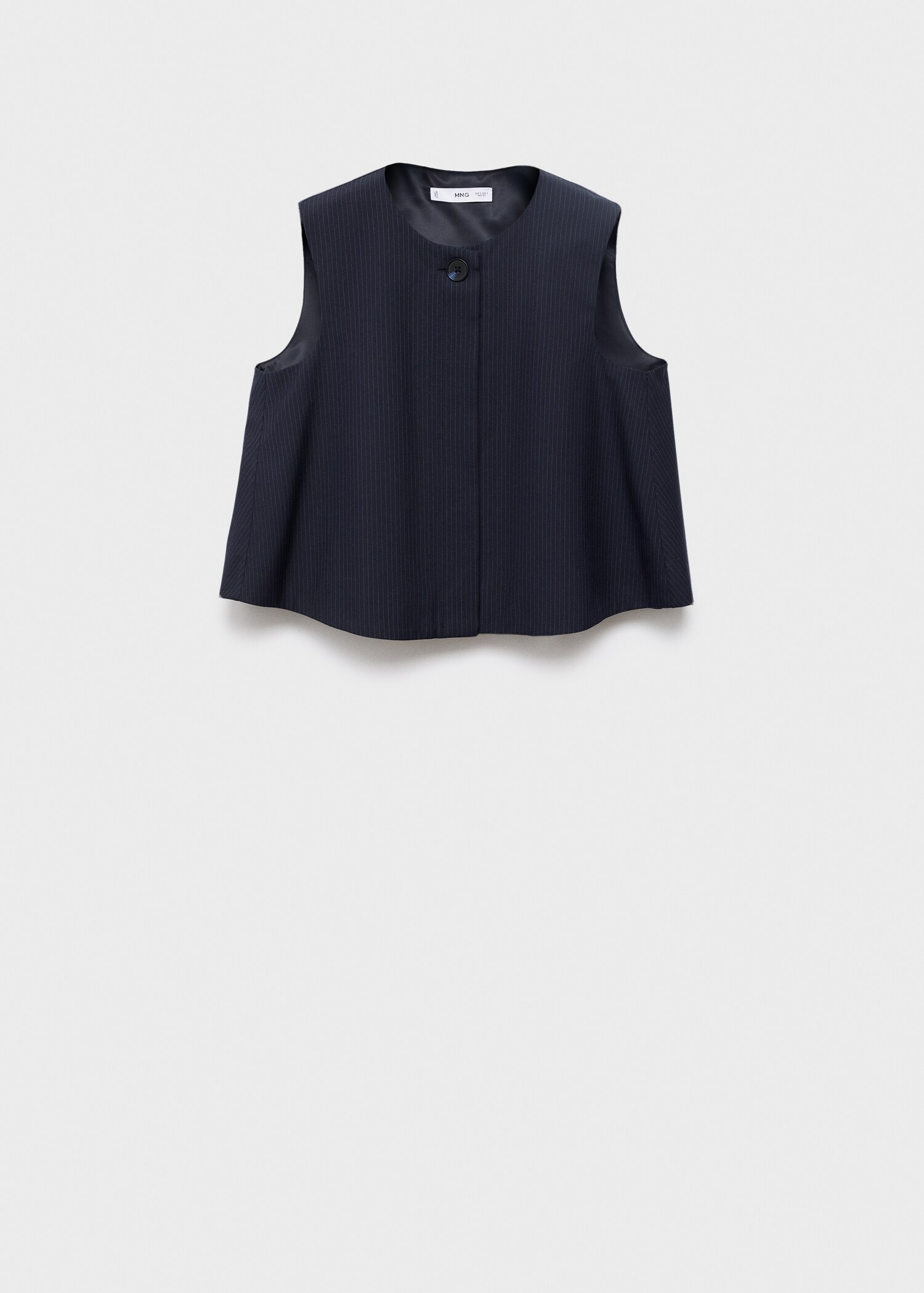 Pinstriped top with balloon effect - Article without model
