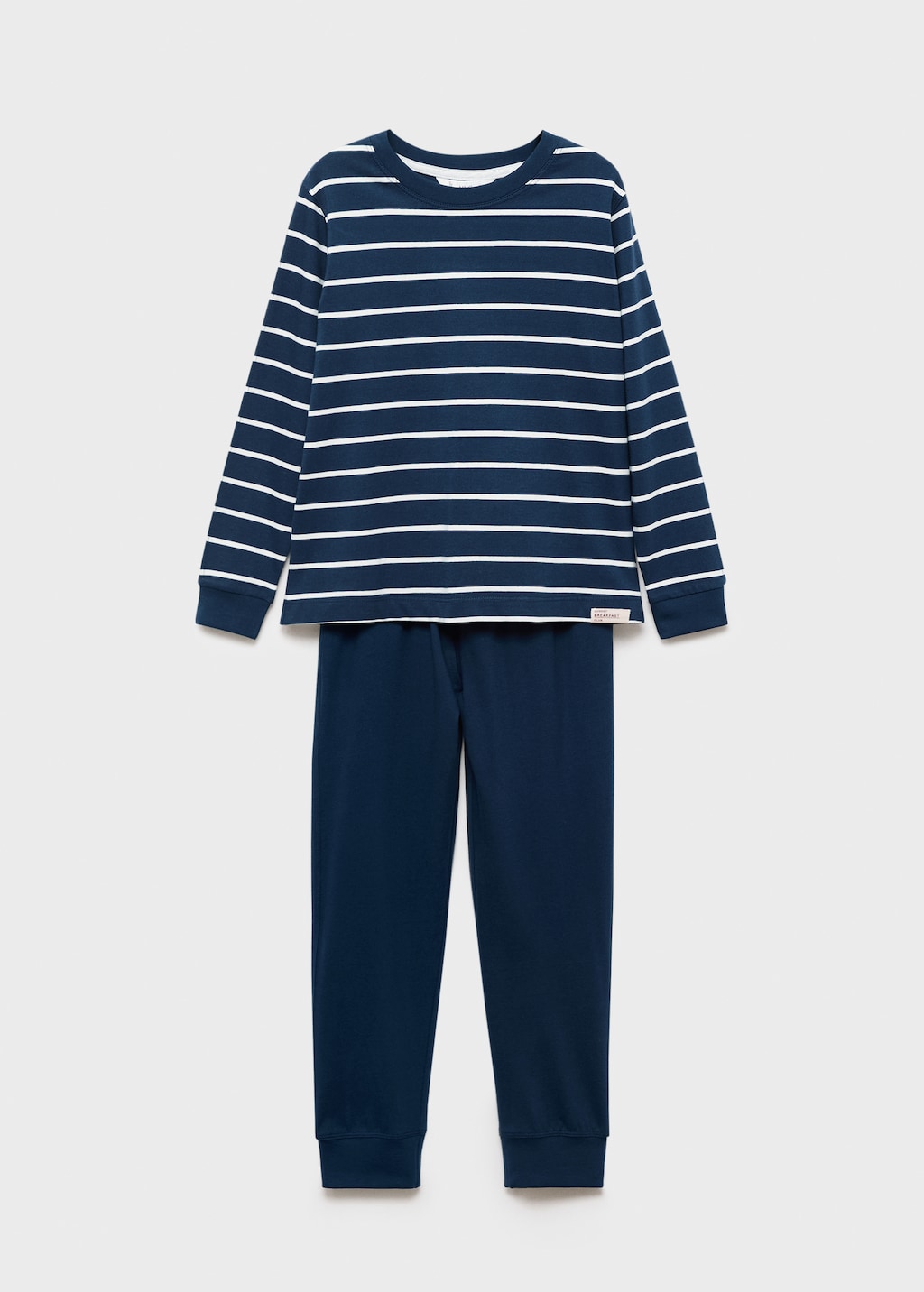 パジャマ・バスローブ house on the hill Pajamas Navy Stripe The Olivia Pajama Set - Blue Botanical – Hill House Home