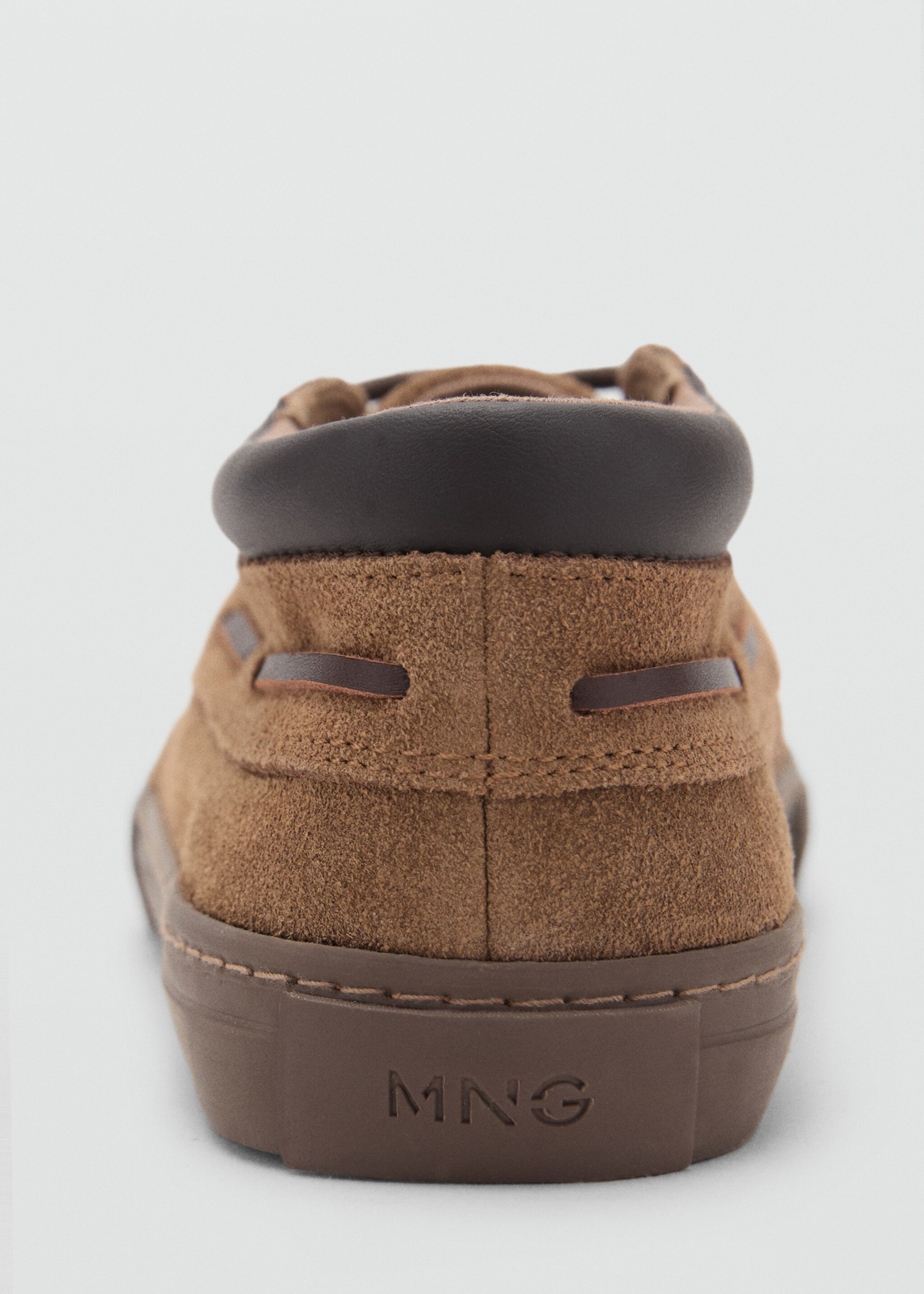Lace-up leather shoes - Details of the article 1, Chocolate. Ref: 17074096-00.