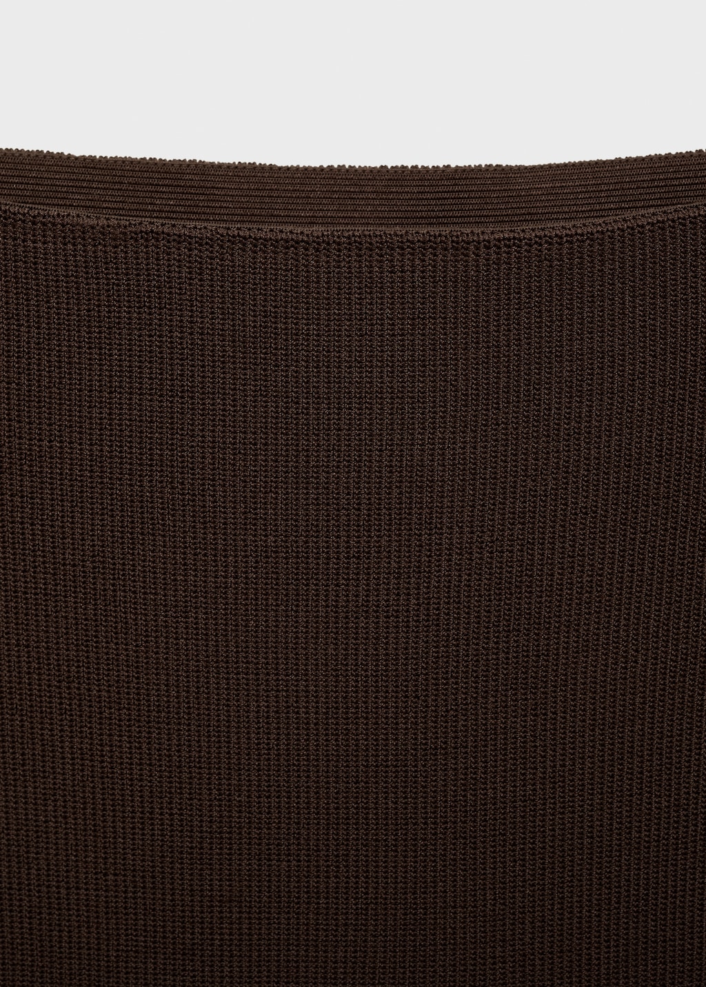 Fine knit midi skirt