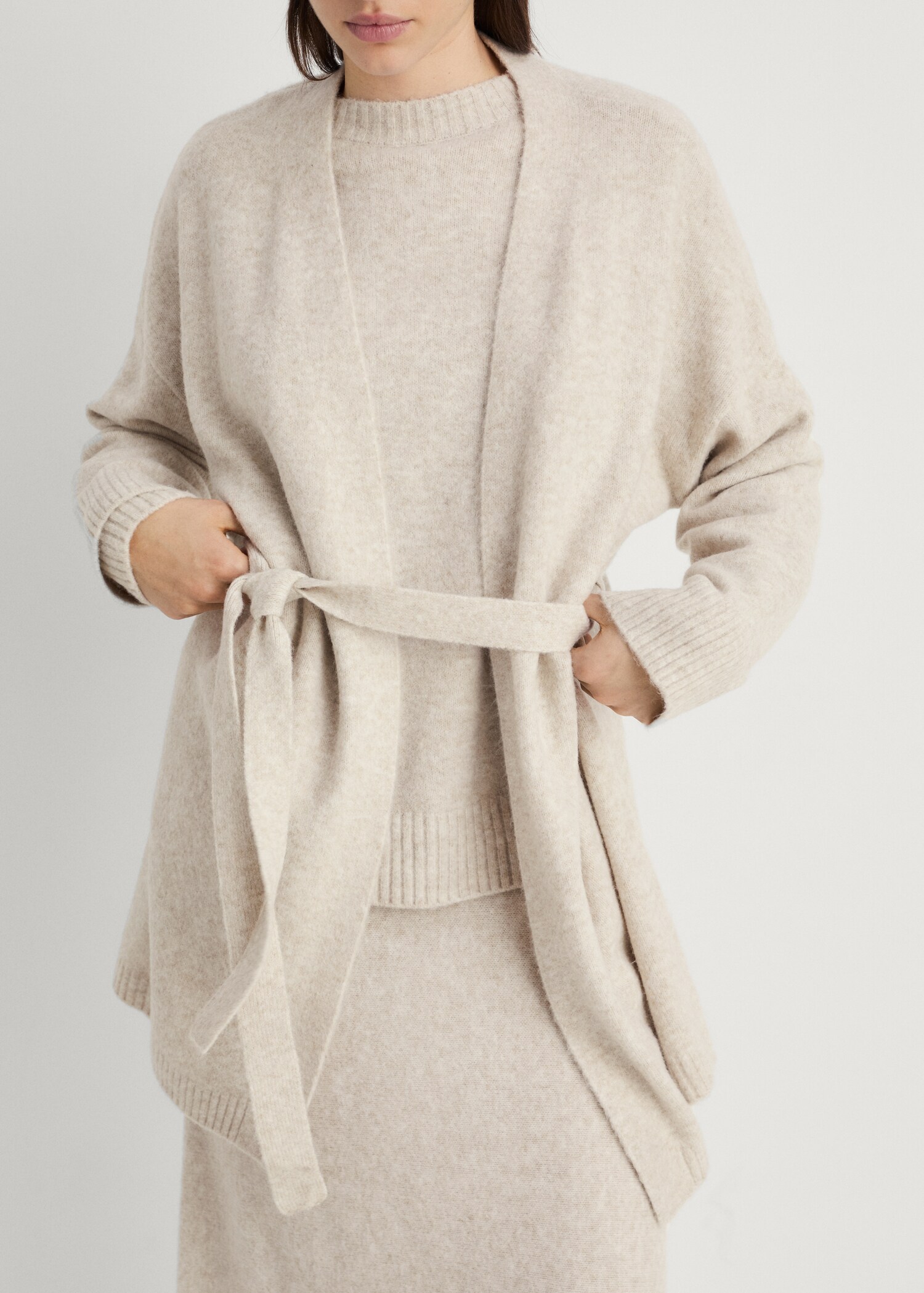 Cardigan maille - Plan moyen