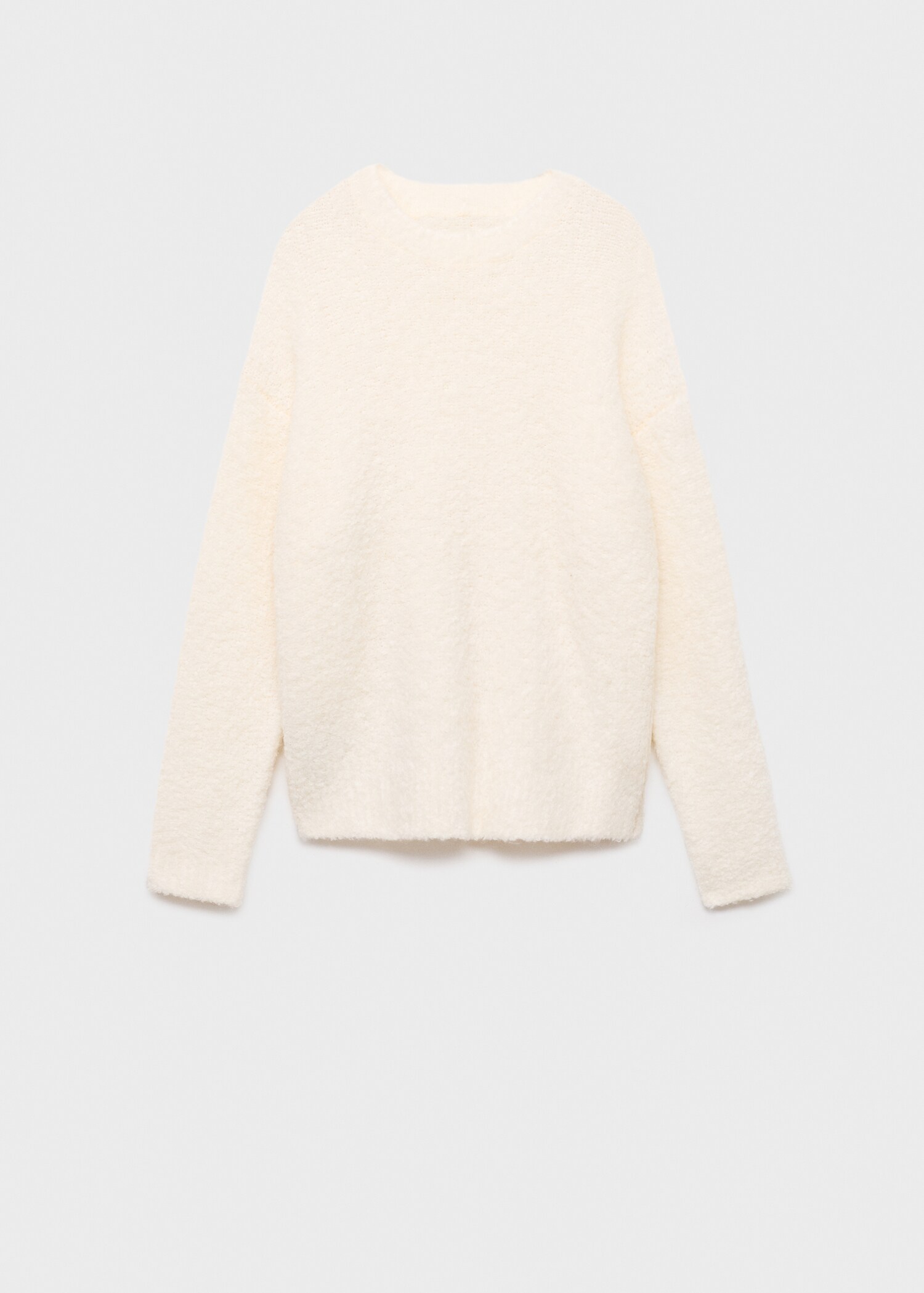 Bouclé-effect pyjama sweater - Article without model