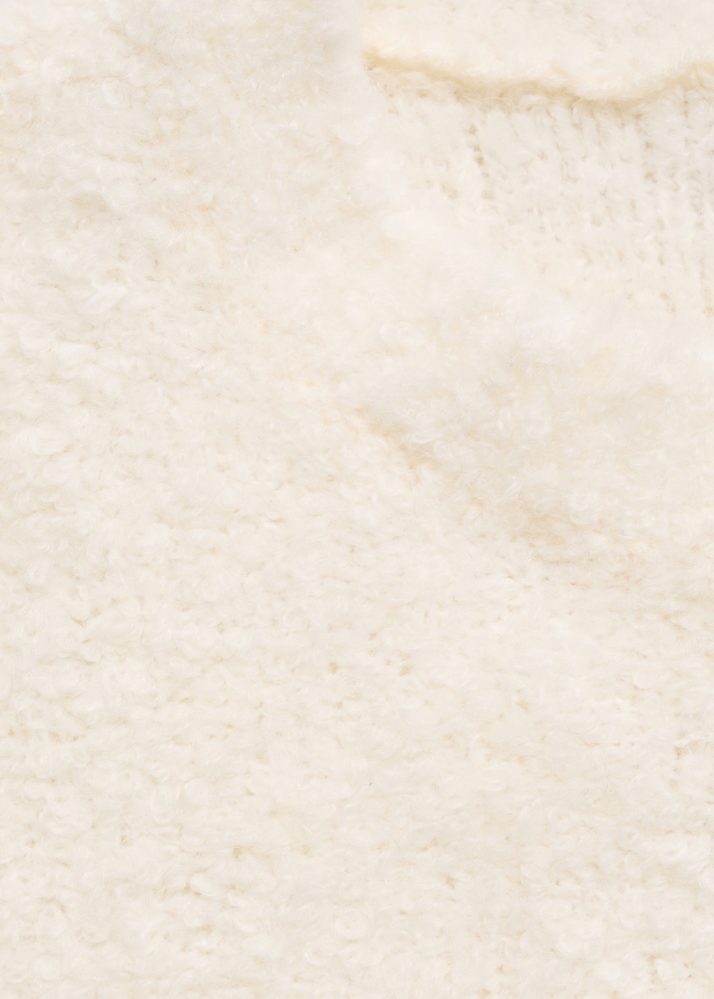 Bouclé-effect sweater