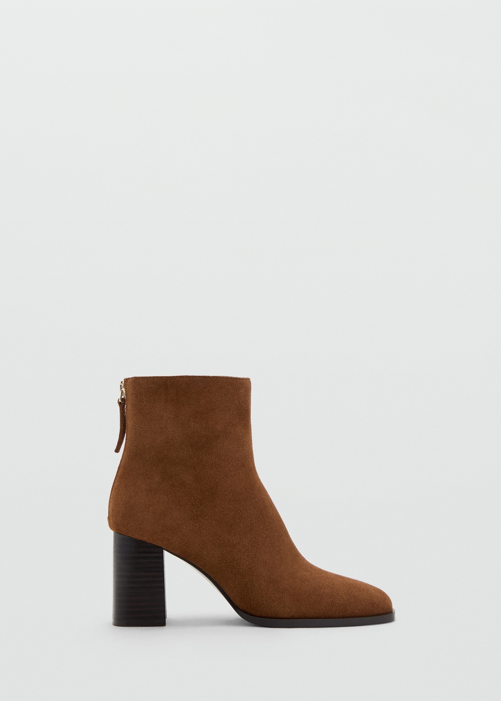 Suede block-heel boots - image 2