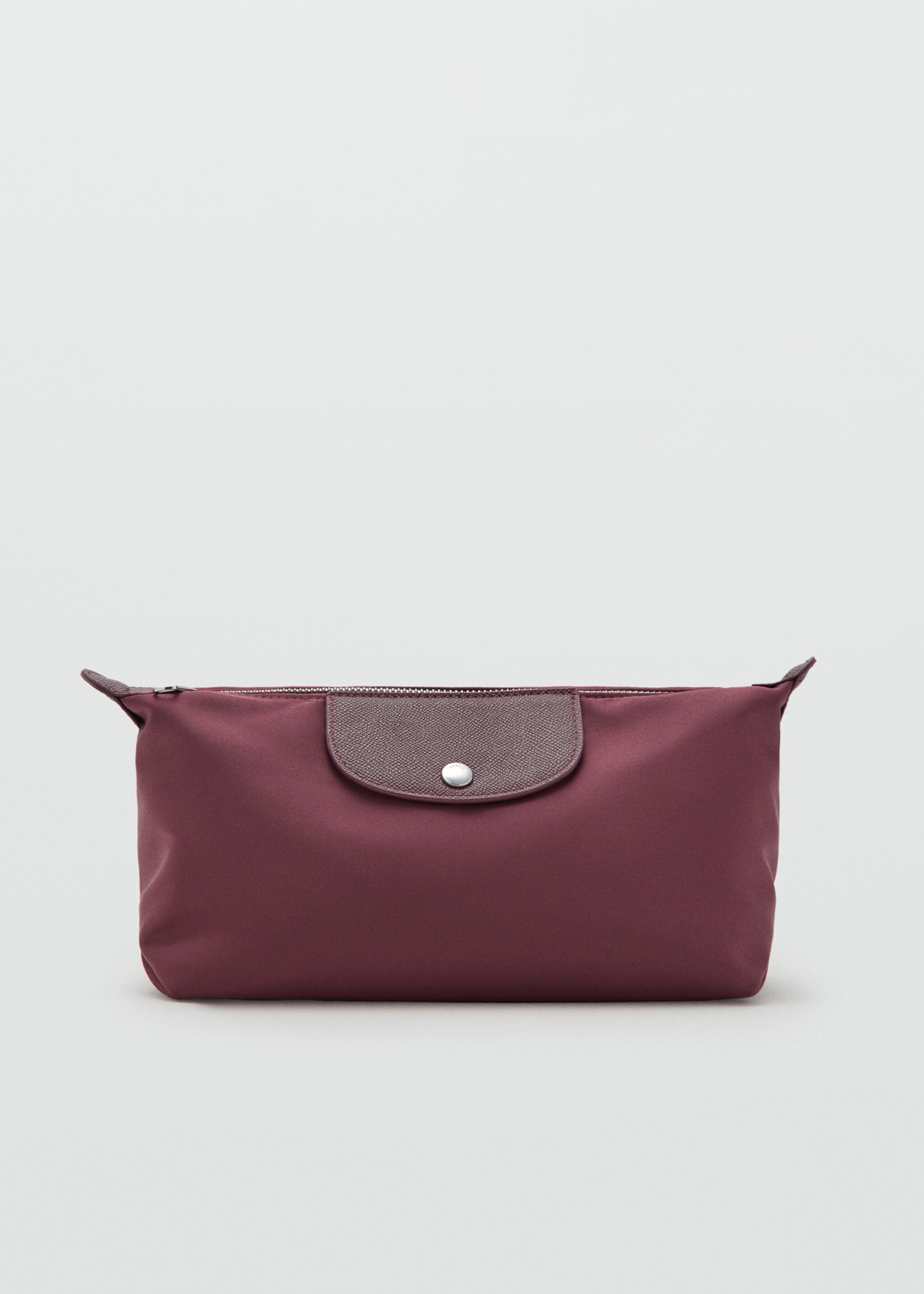 Large combined nylon toiletry bag - Article without model, Burgundy. Ref: 17074122-00.