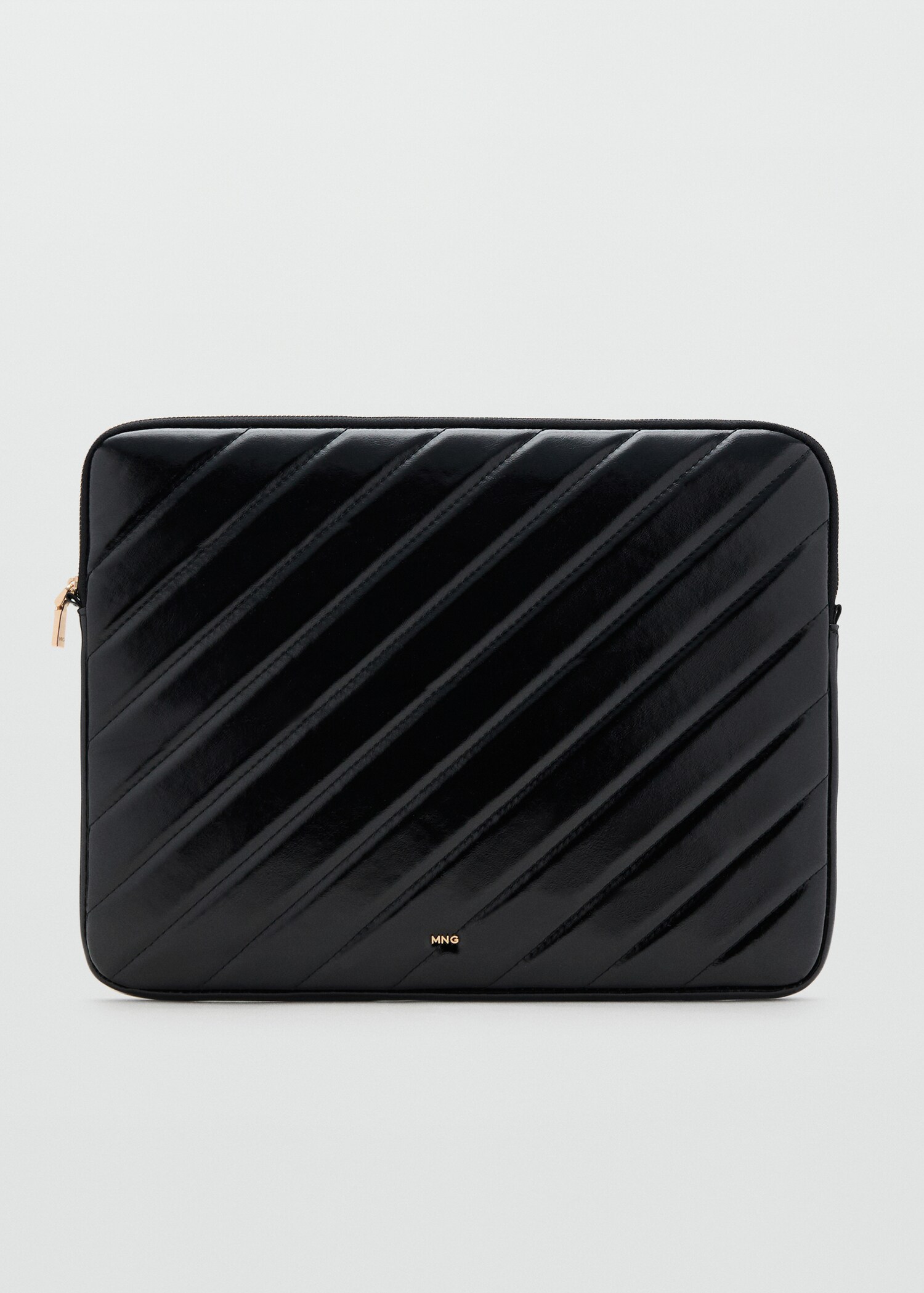 Patent leather laptop sleeve - Article without model