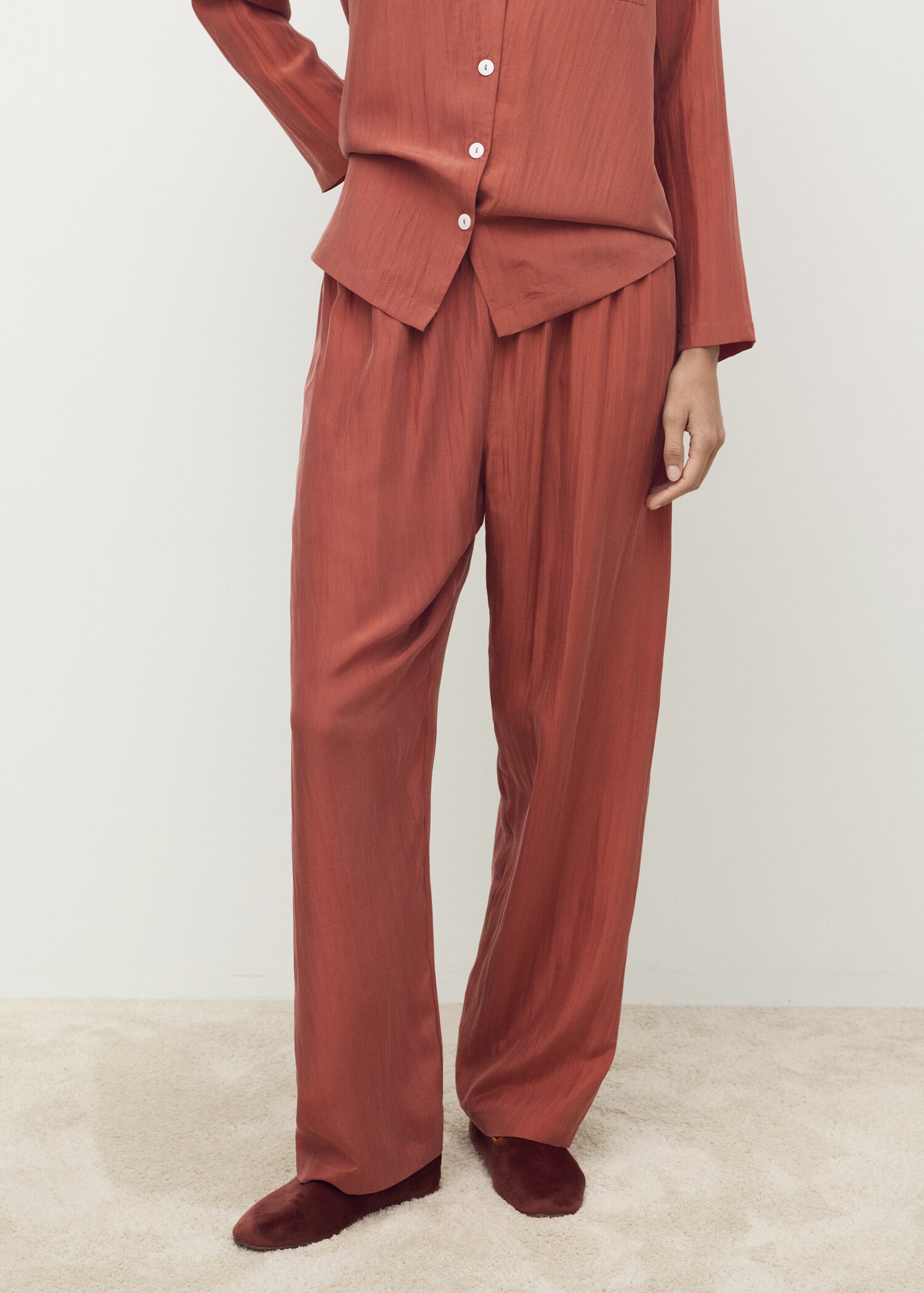 Pantalon soie - Plan moyen