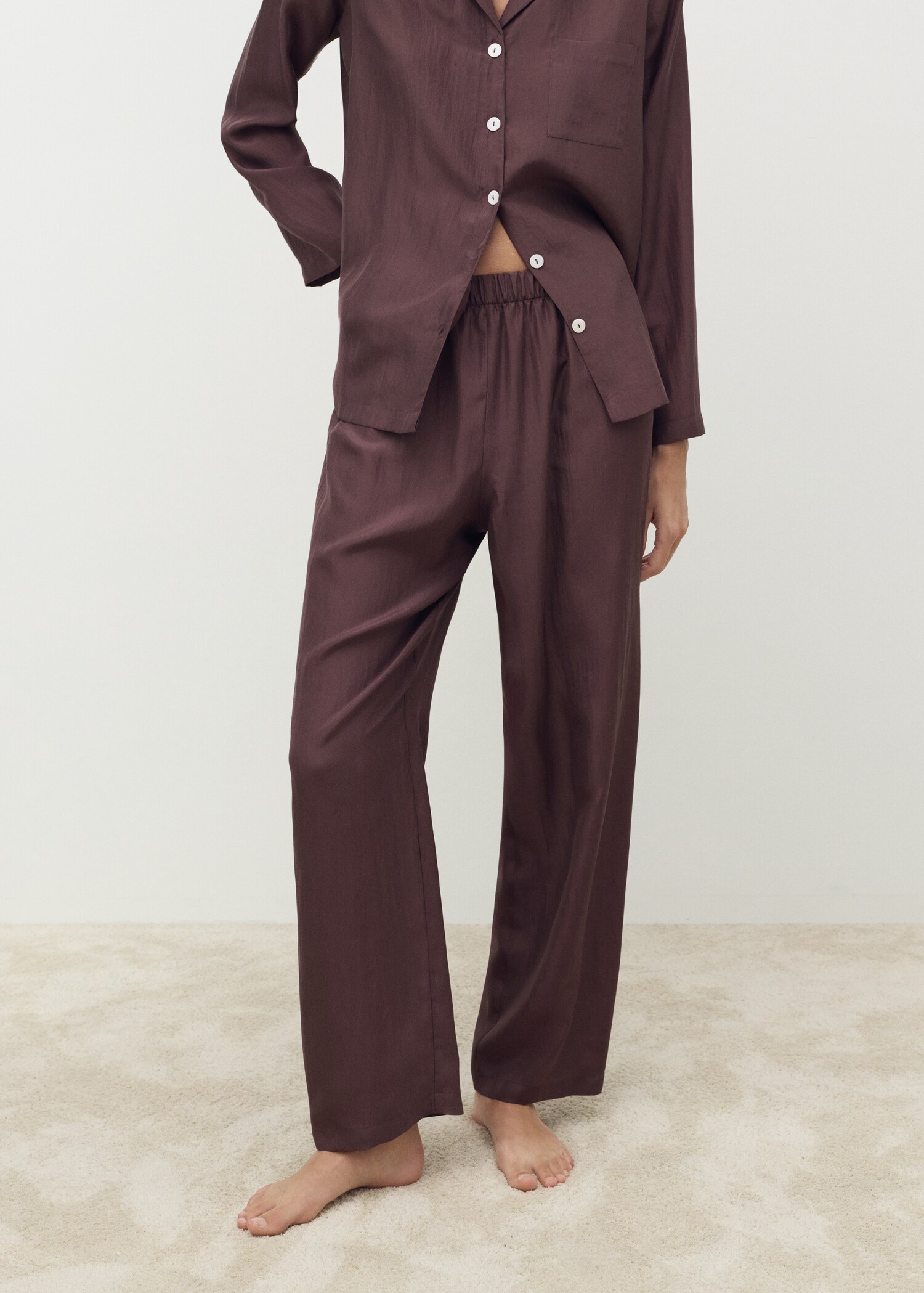Pantalon soie - Plan moyen