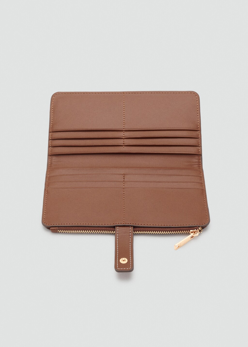 Large wallet with logo print