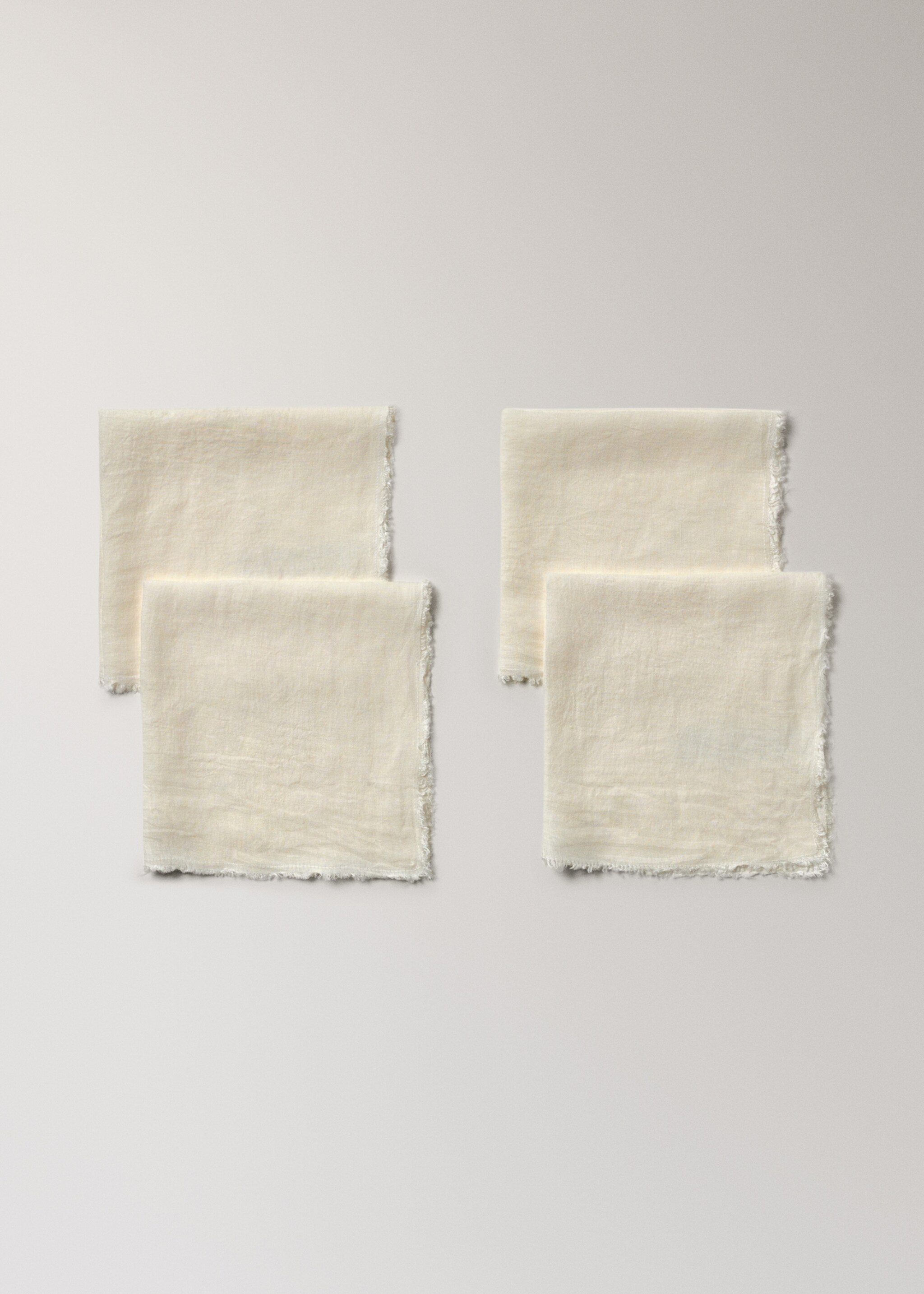 Napkins linen finished flattened - Detail van het artikel 1