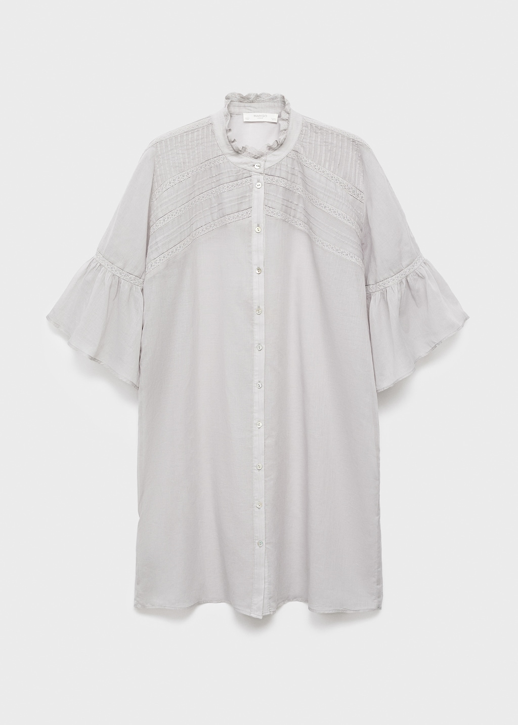 Short-sleeved cotton nightdress