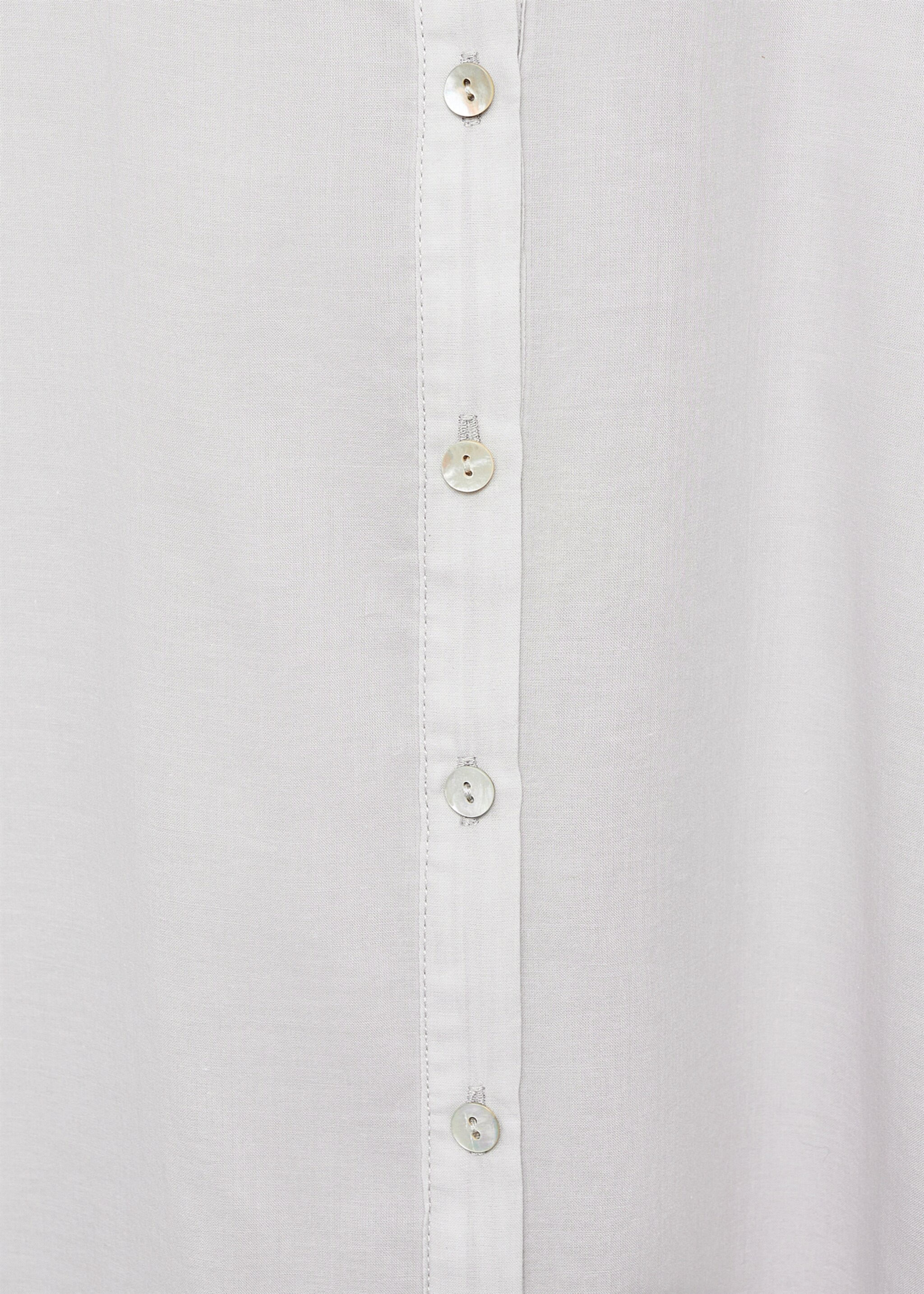 Short-sleeved cotton nightdress - Details of the article 0, Light/Pastel Grey. Ref: 17074131-00.